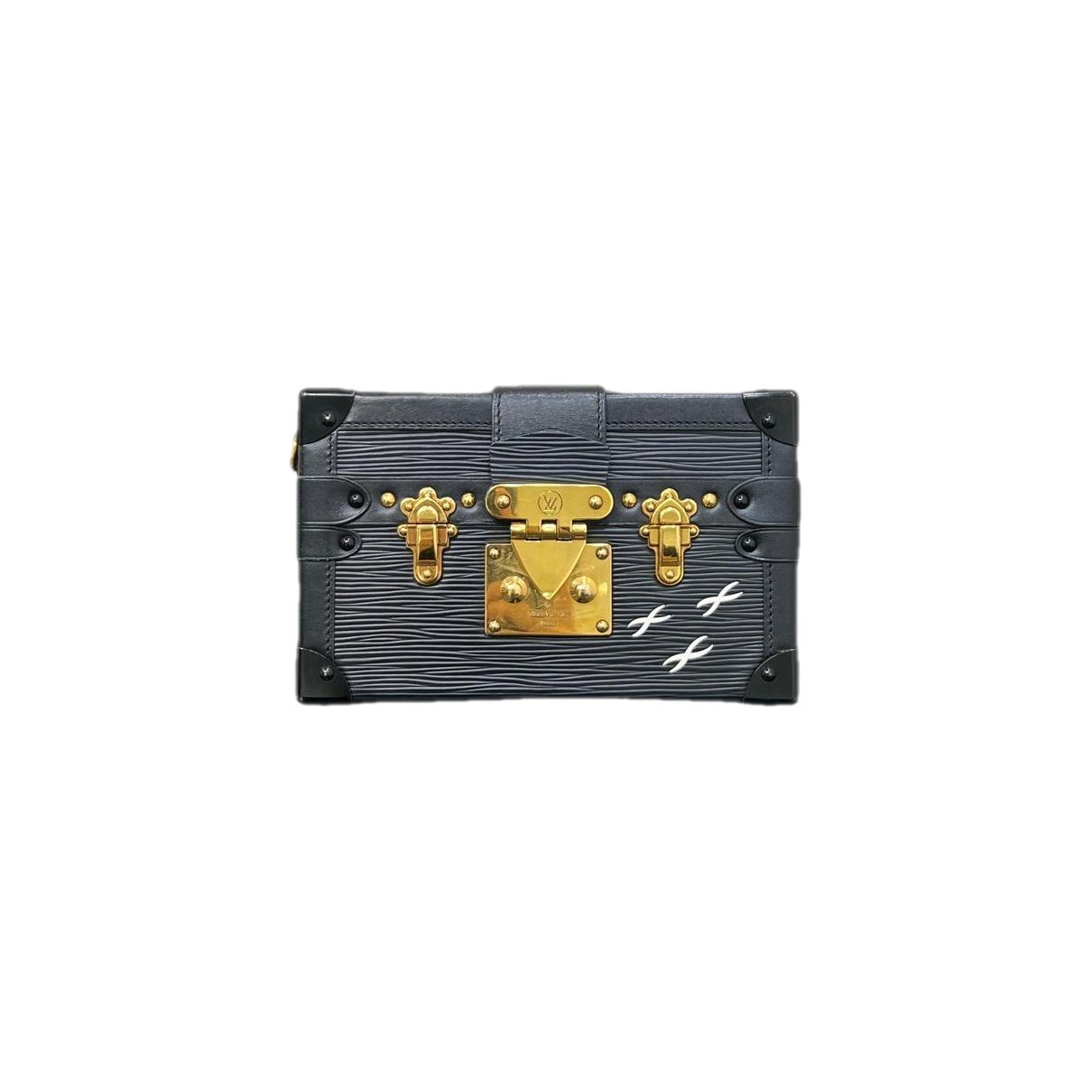 Louis Vuitton Petite Malle leather handbag