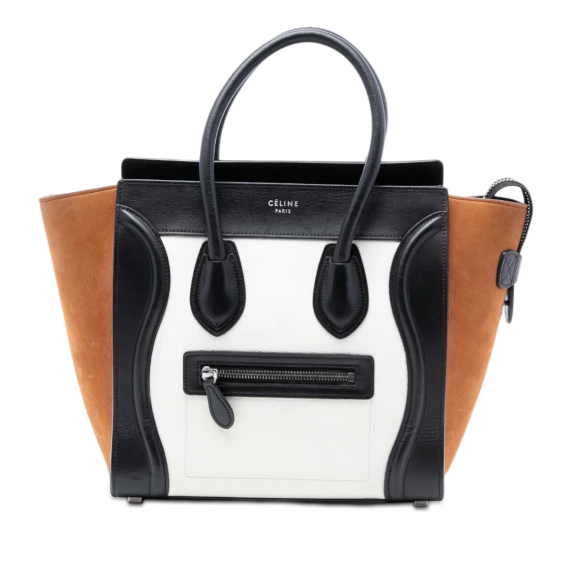 Luggage leather handbag