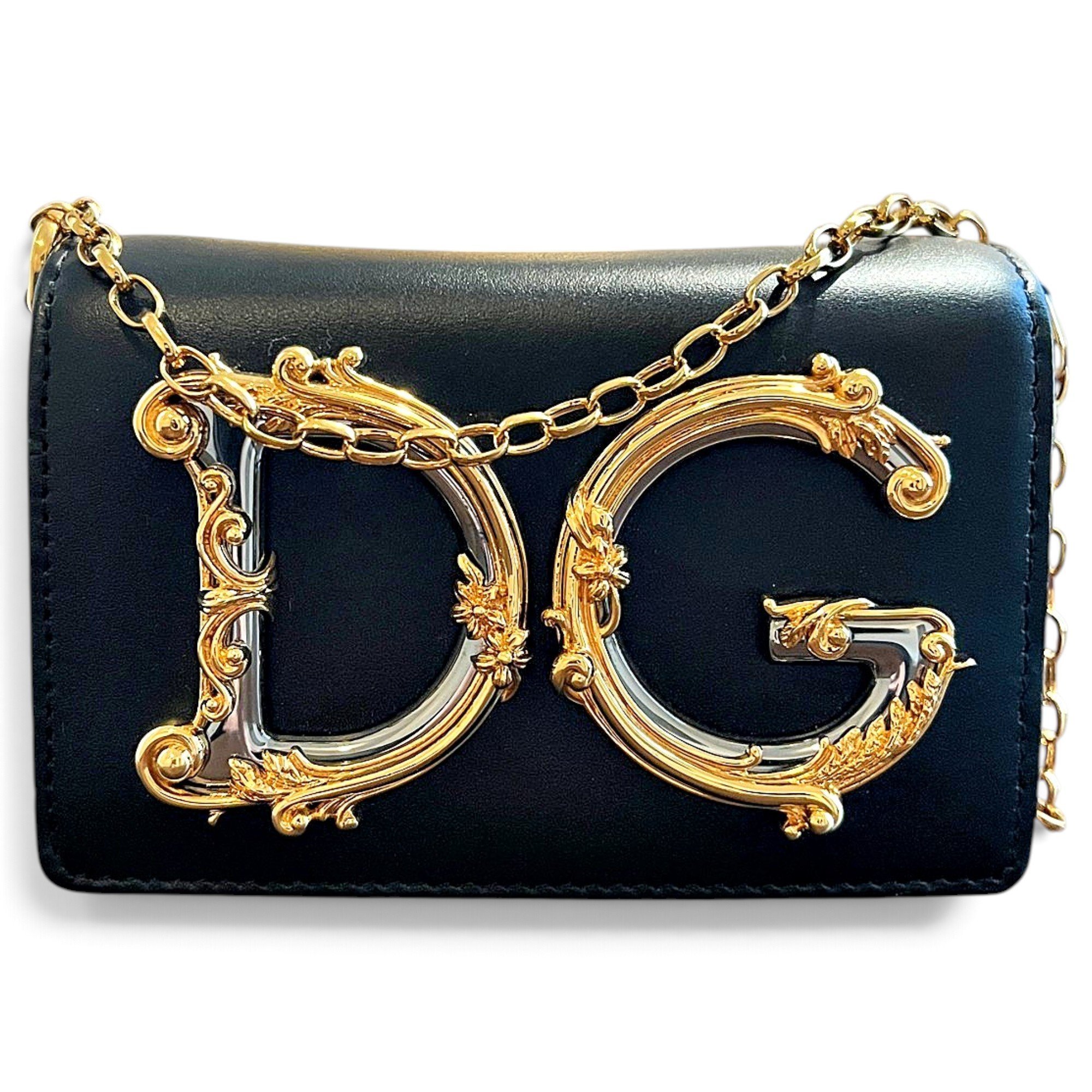 DG Girls leather crossbody bag