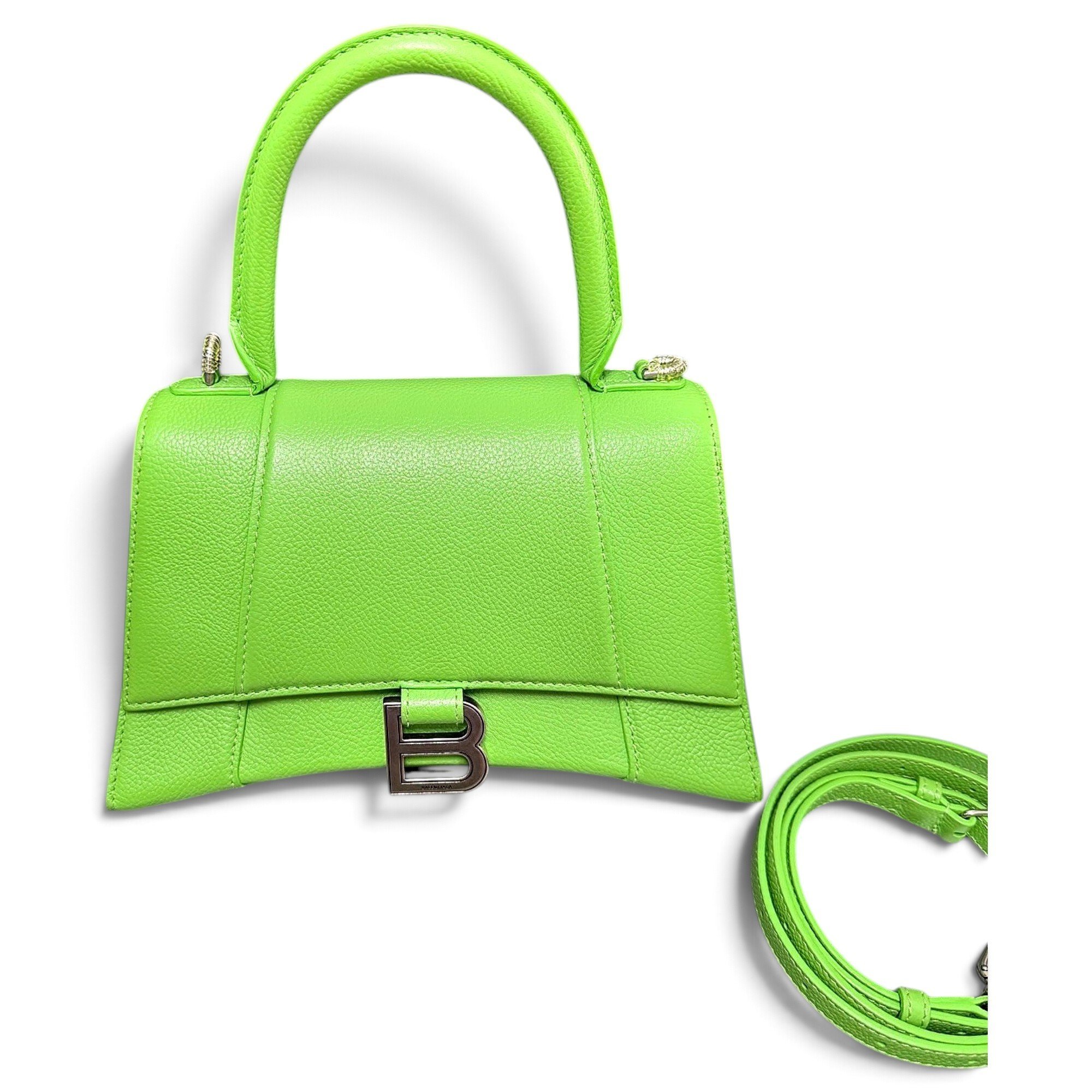 Balenciaga Hourglass leather handbag