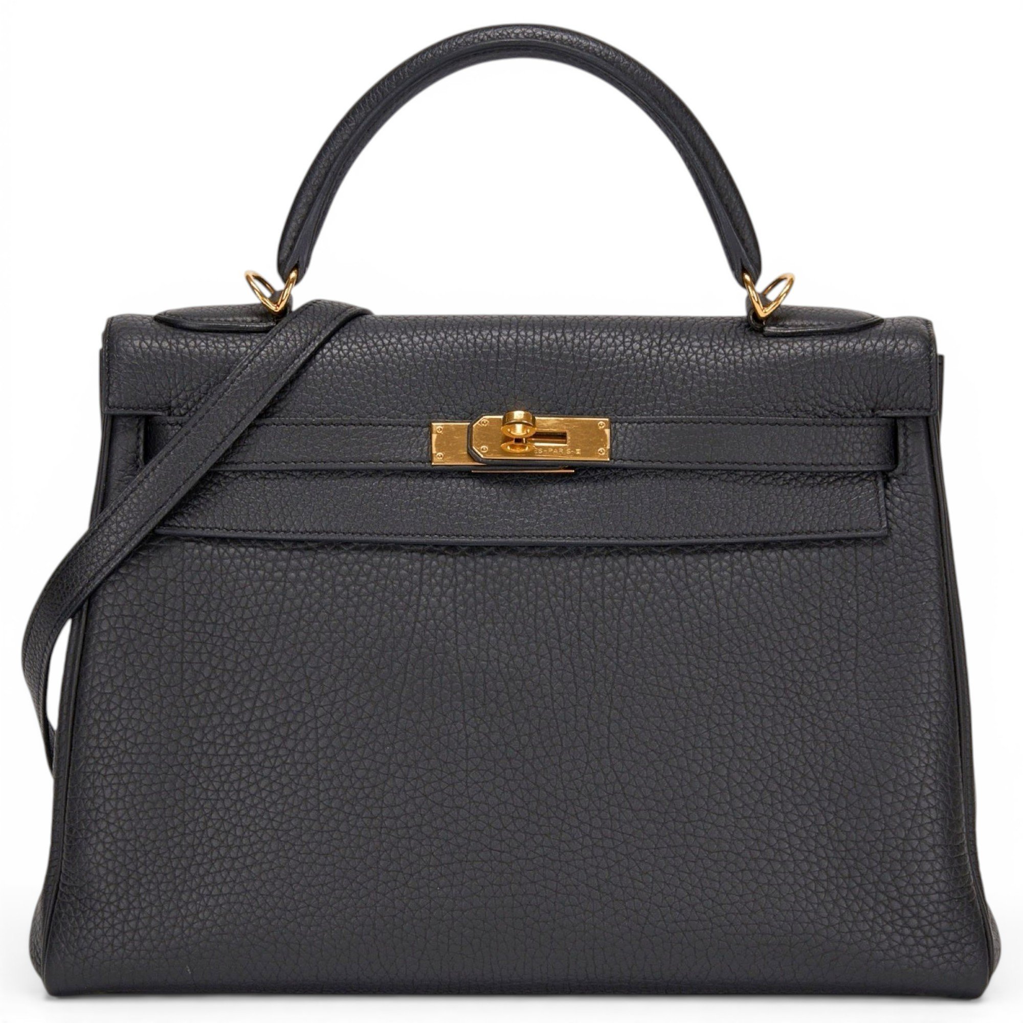 Kelly 32 leather handbag