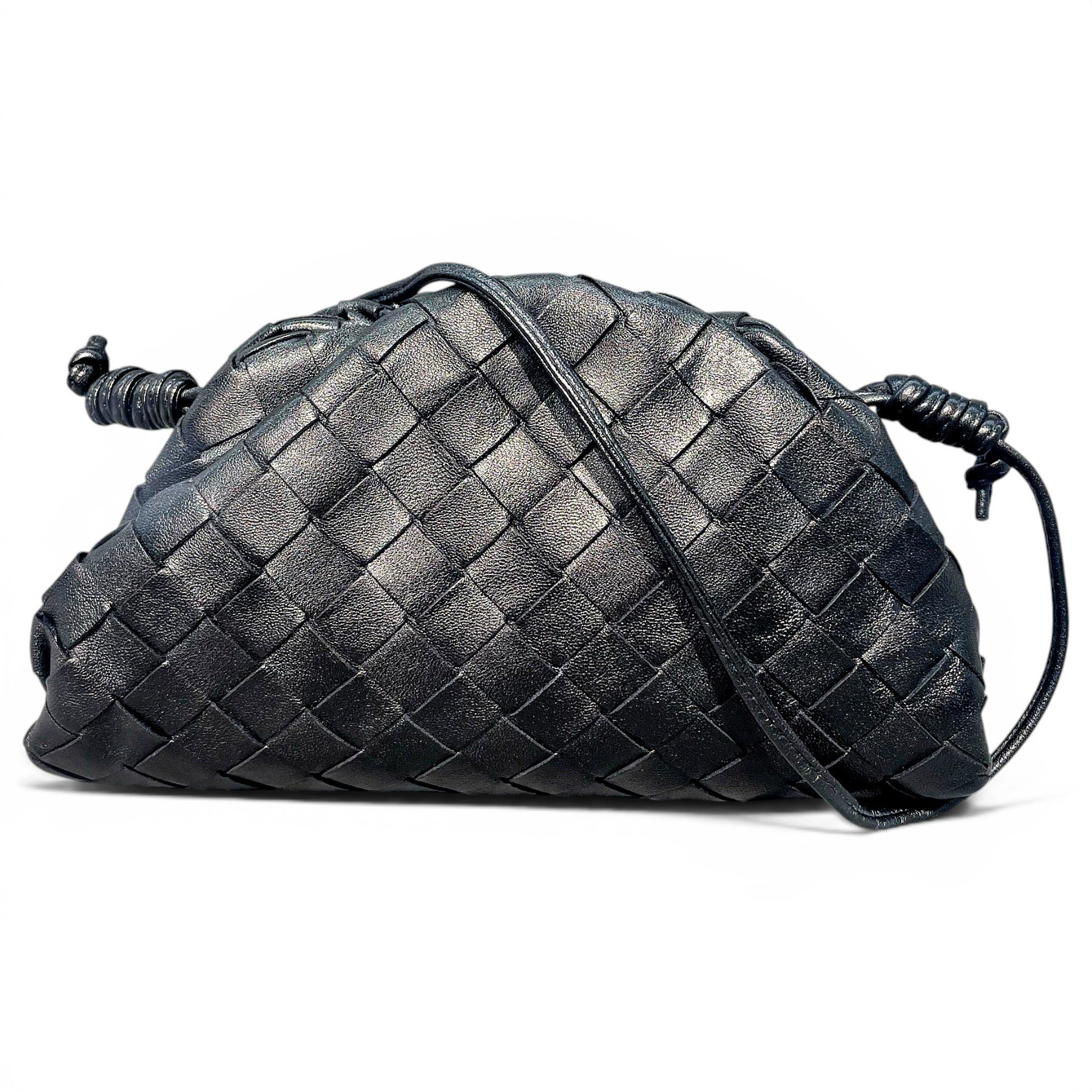 Pouch leather handbag