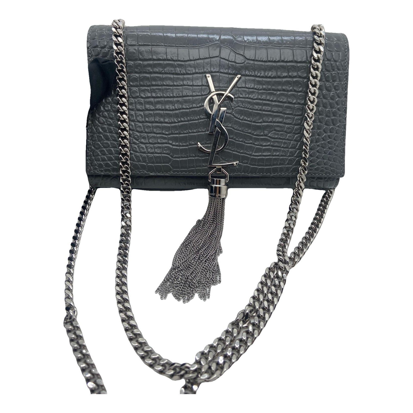 Pompom Kate leather handbag