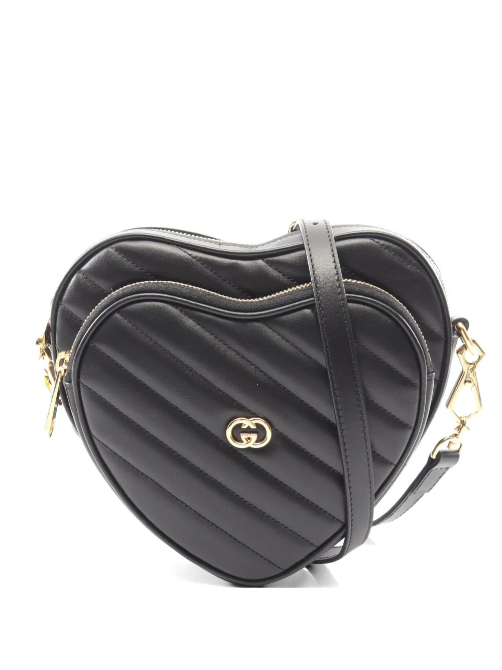 2010s Interlocking G heart-shaped shoulder bag