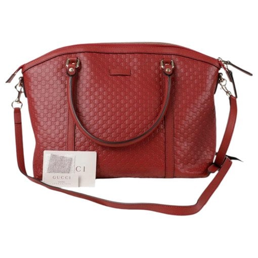 Leather handbag