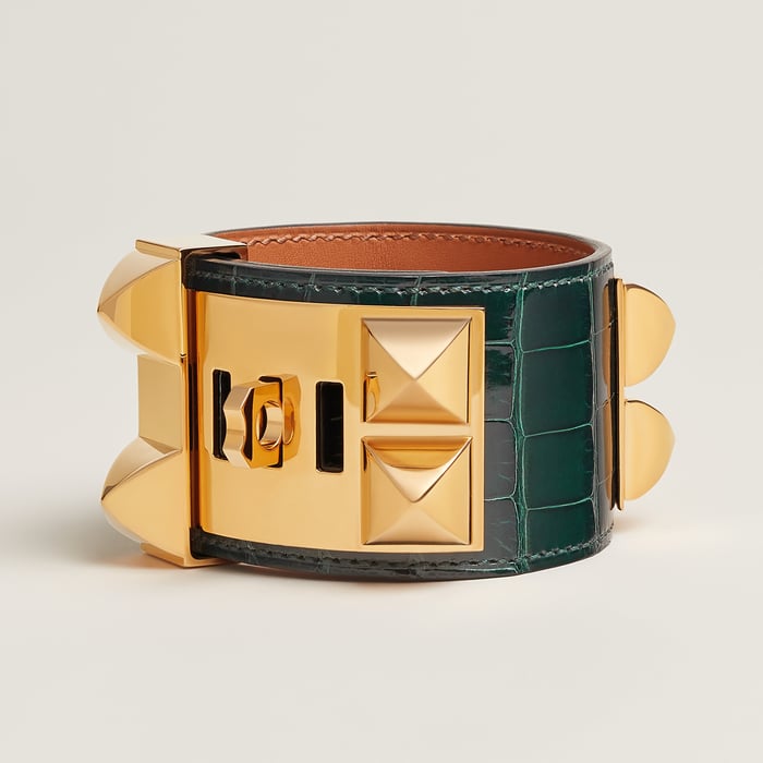 Vert Cyprès Collier De Chien Bracelet