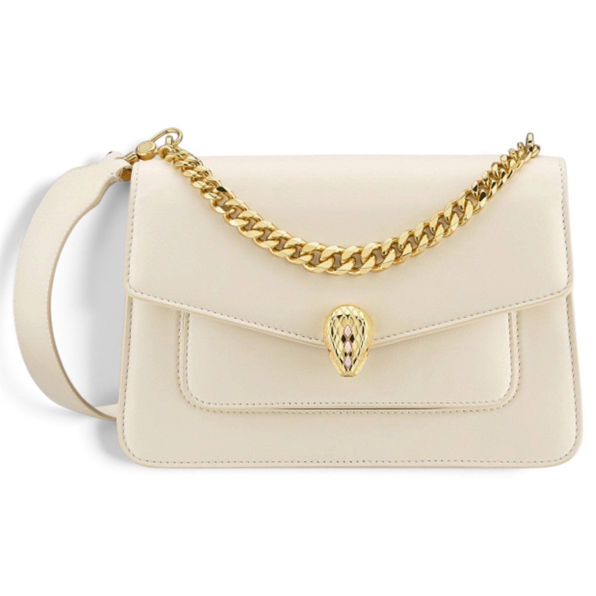 Serpenti leather crossbody bag