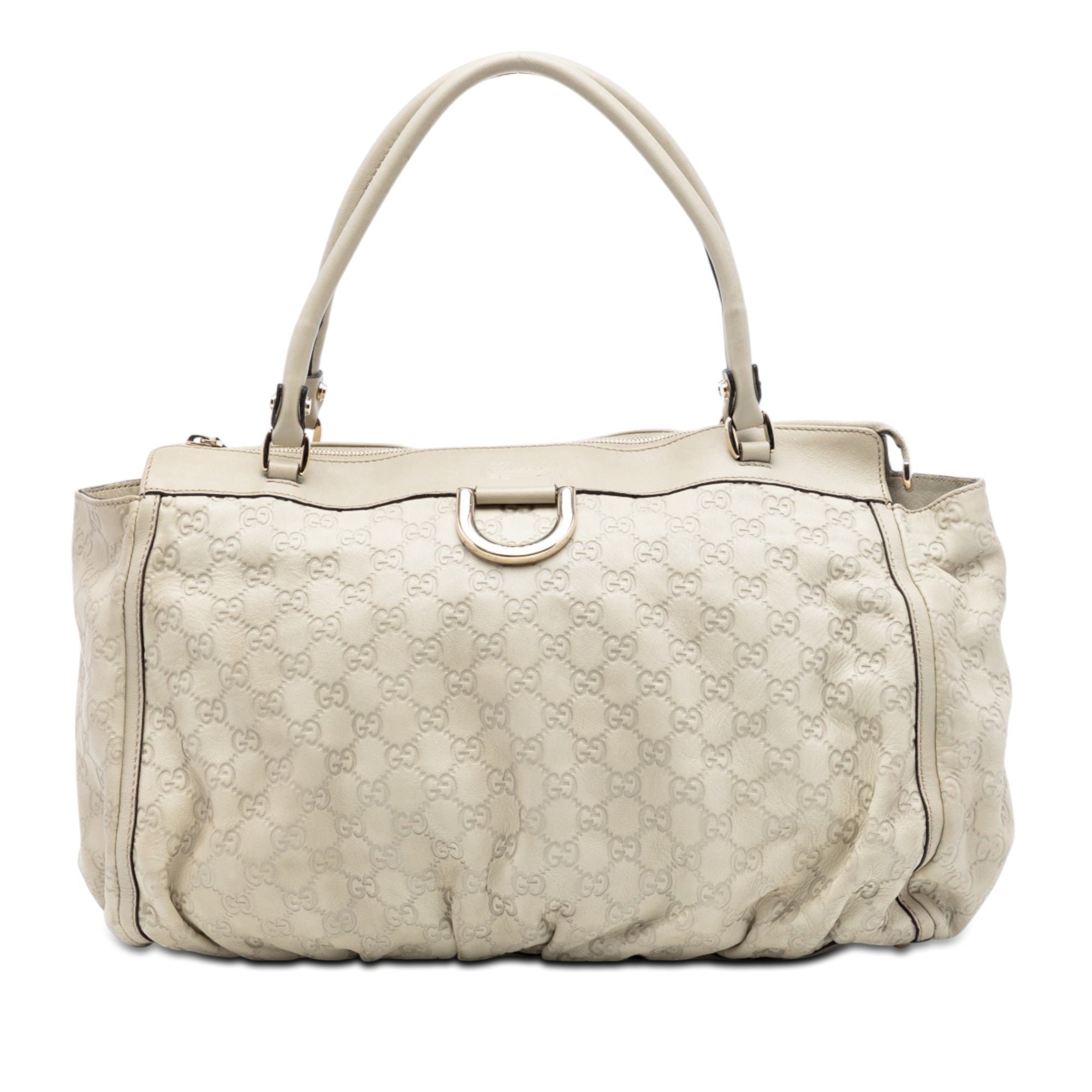 Leather tote