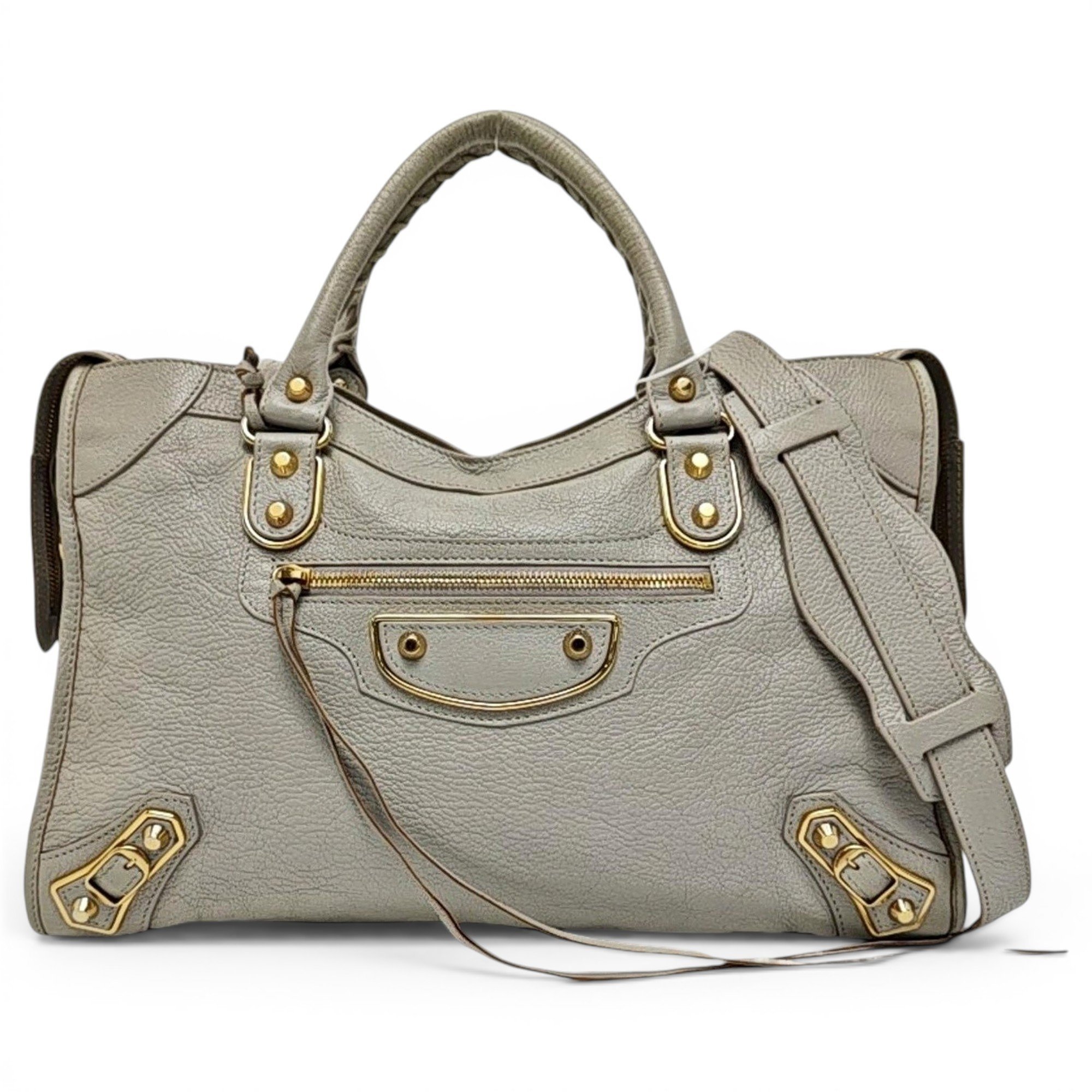 Leather handbag