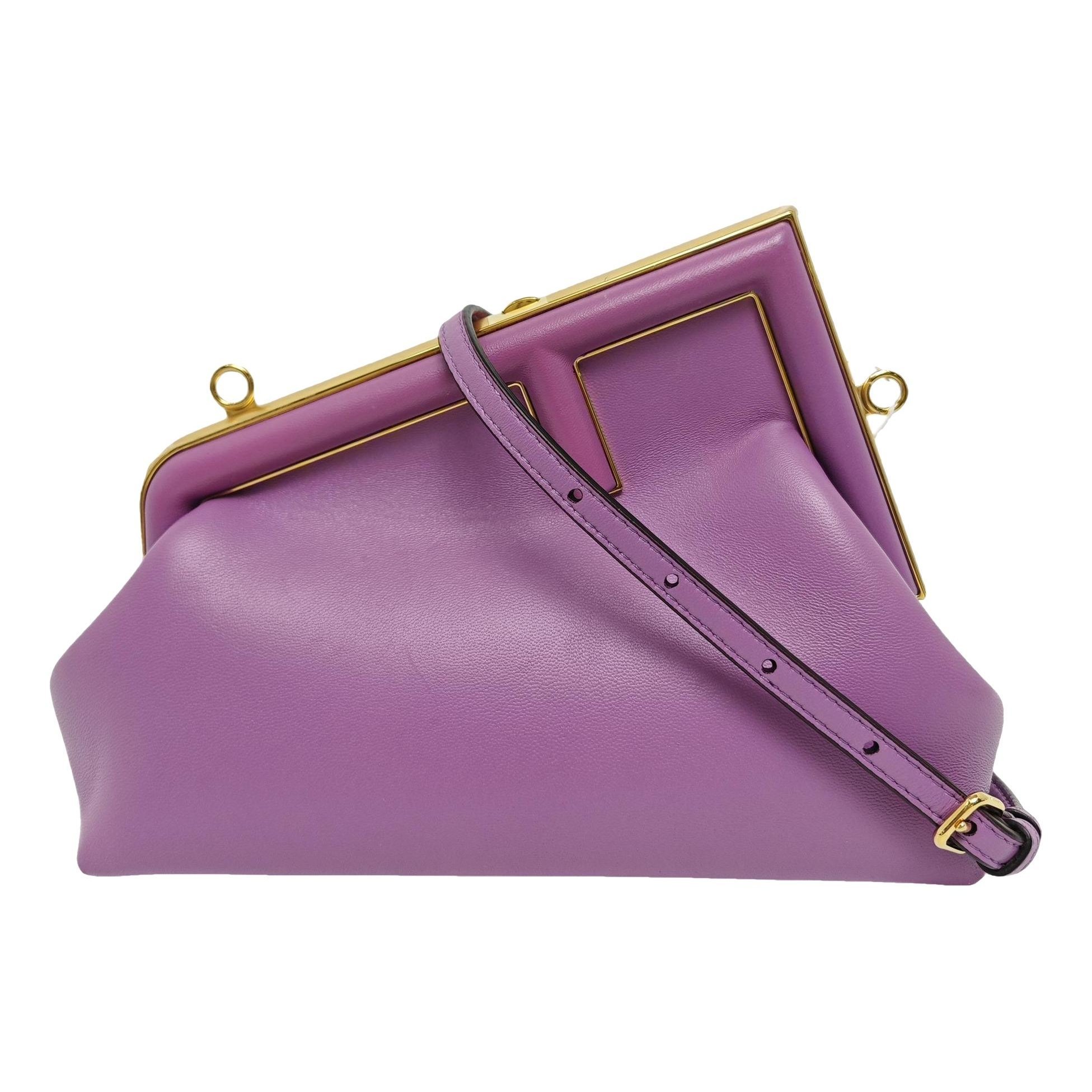 First leather crossbody bag