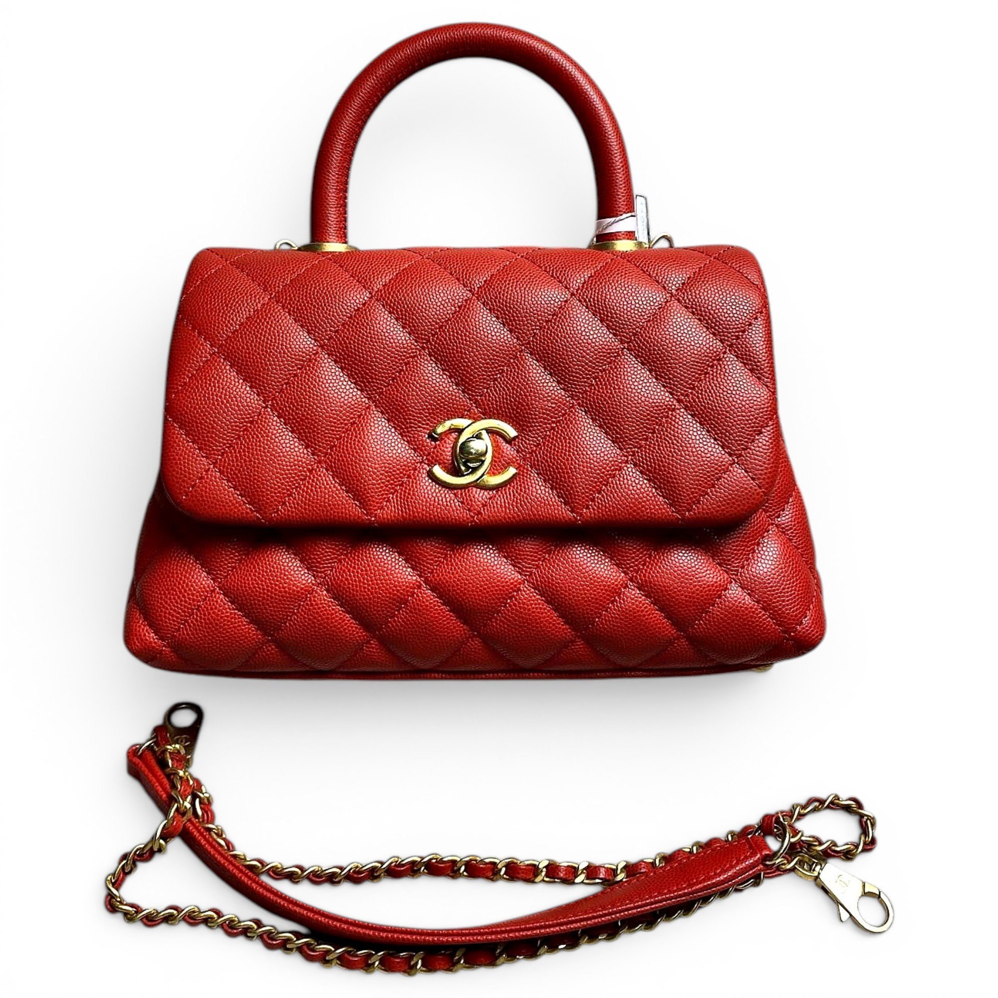 Coco Handle leather handbag