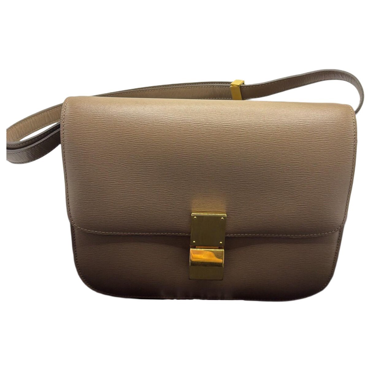 Classic leather crossbody bag