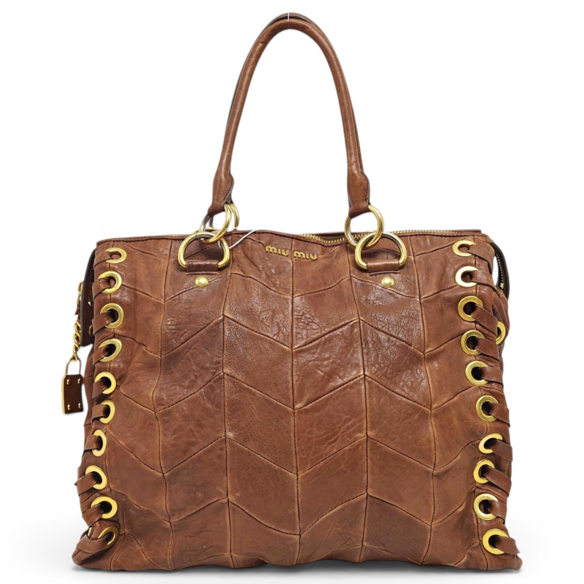 Leather handbag