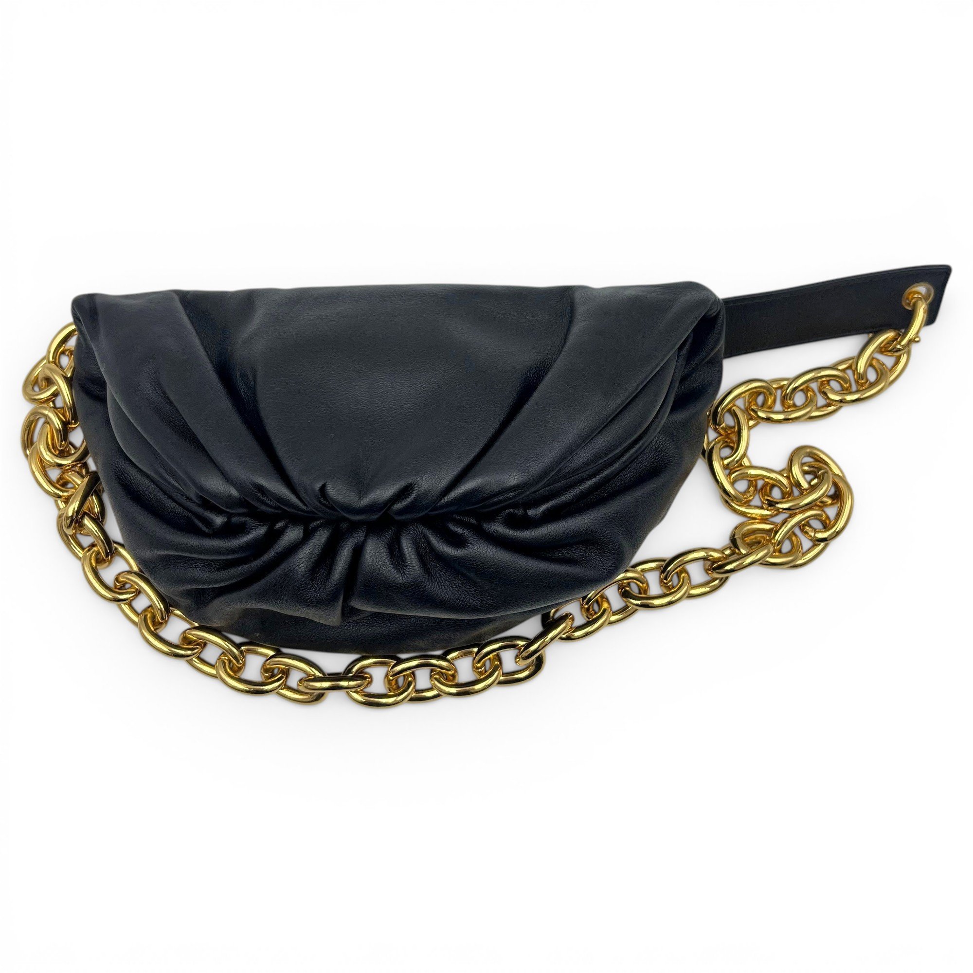 Chain Pouch leather handbag