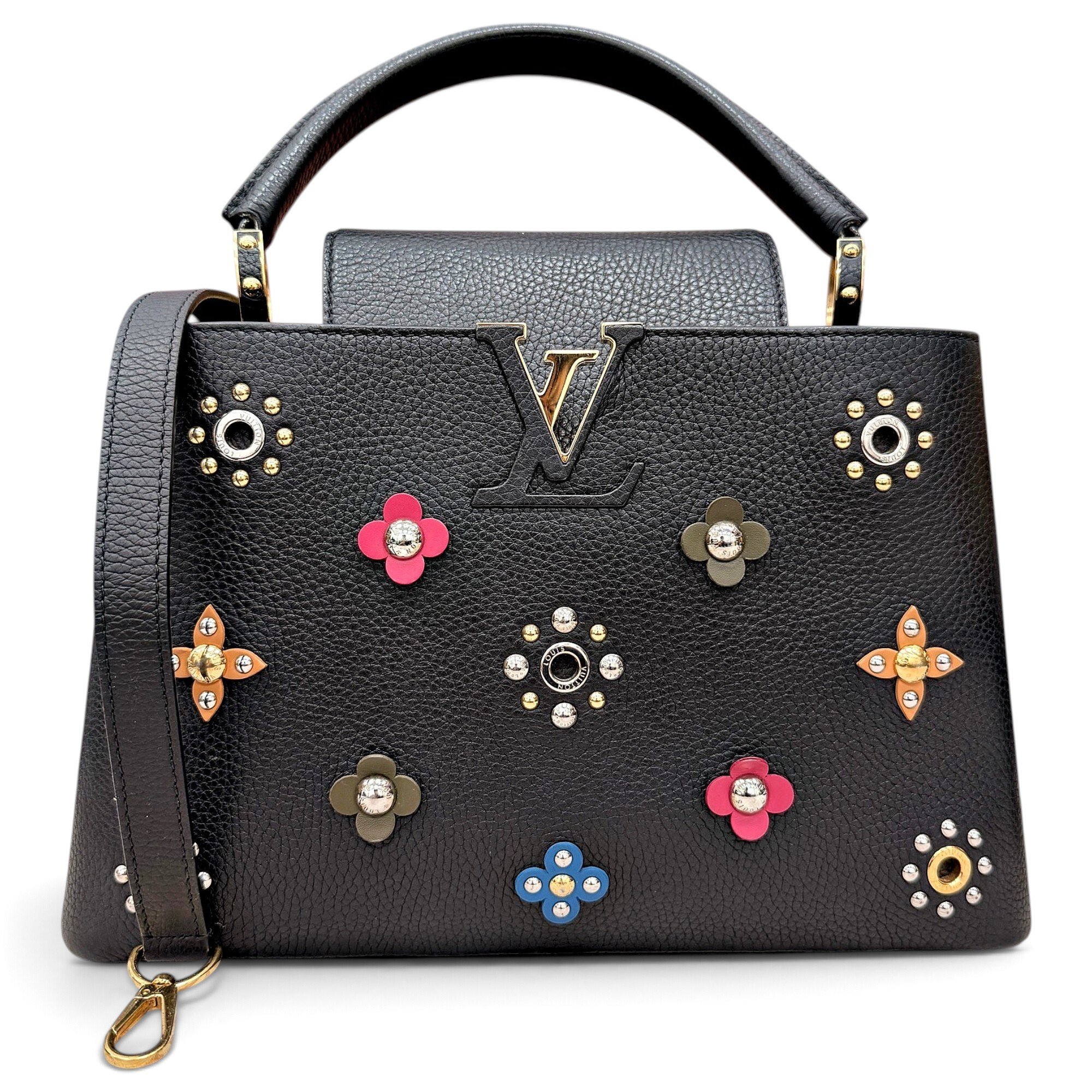 Capucines leather handbag