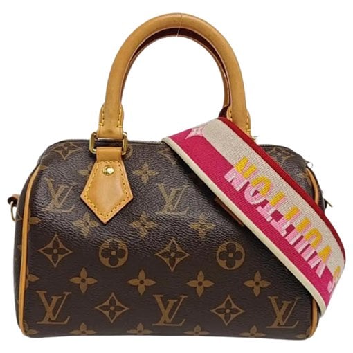 Nano Speedy / Mini HL leather handbag