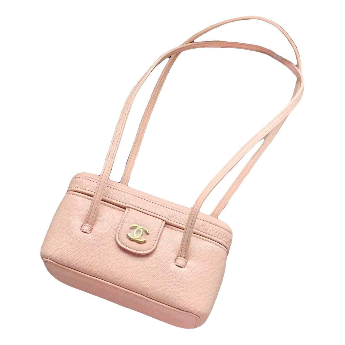 Vanity leather handbag