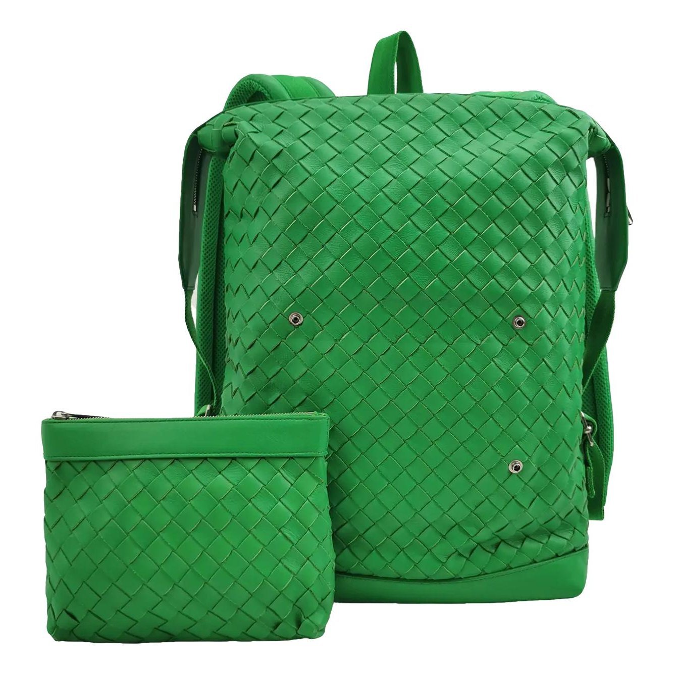 Leather backpack