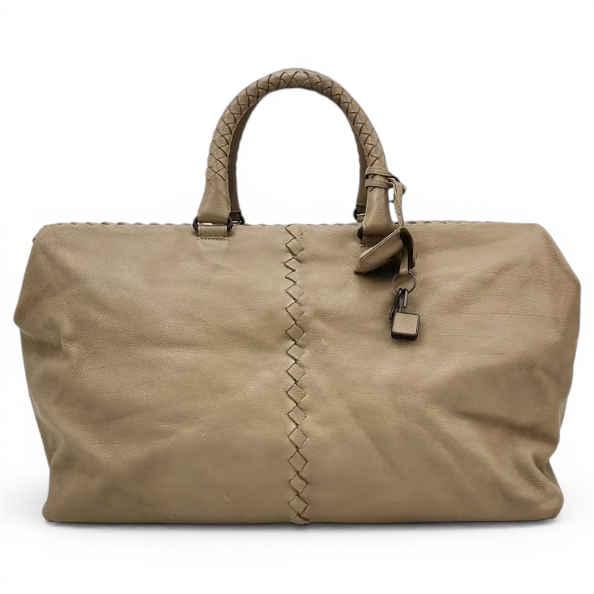 Leather bowling bag