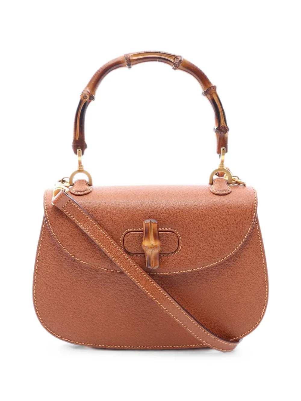 Bamboo two-way handbag