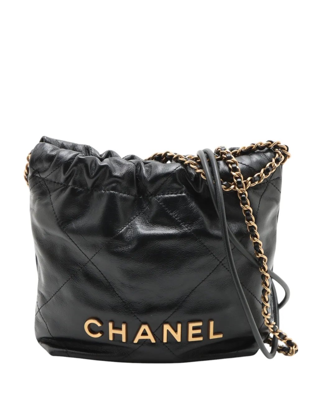 2021-2026 Mini Shiny Calfskin 22 Handbag satchel