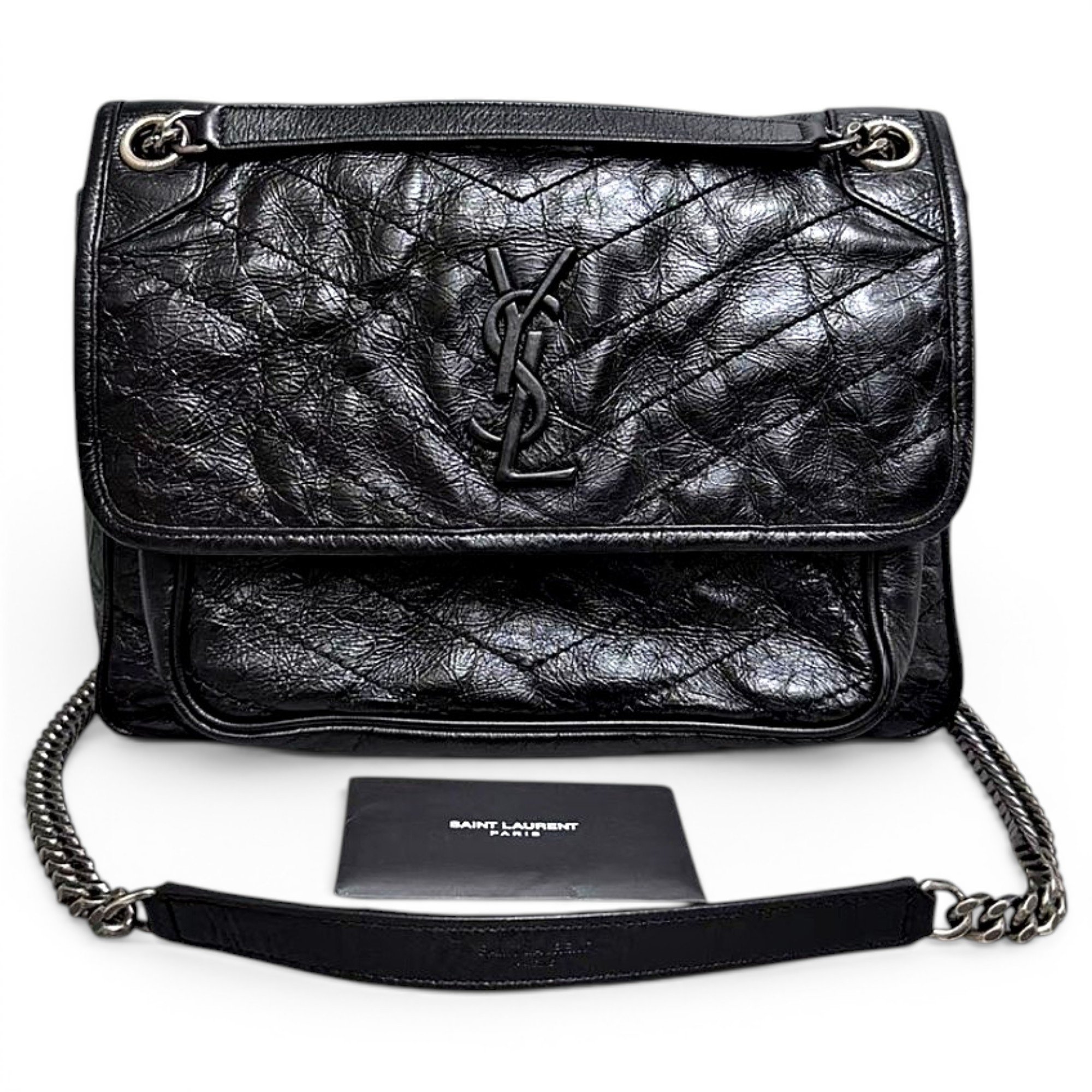 Niki leather crossbody bag