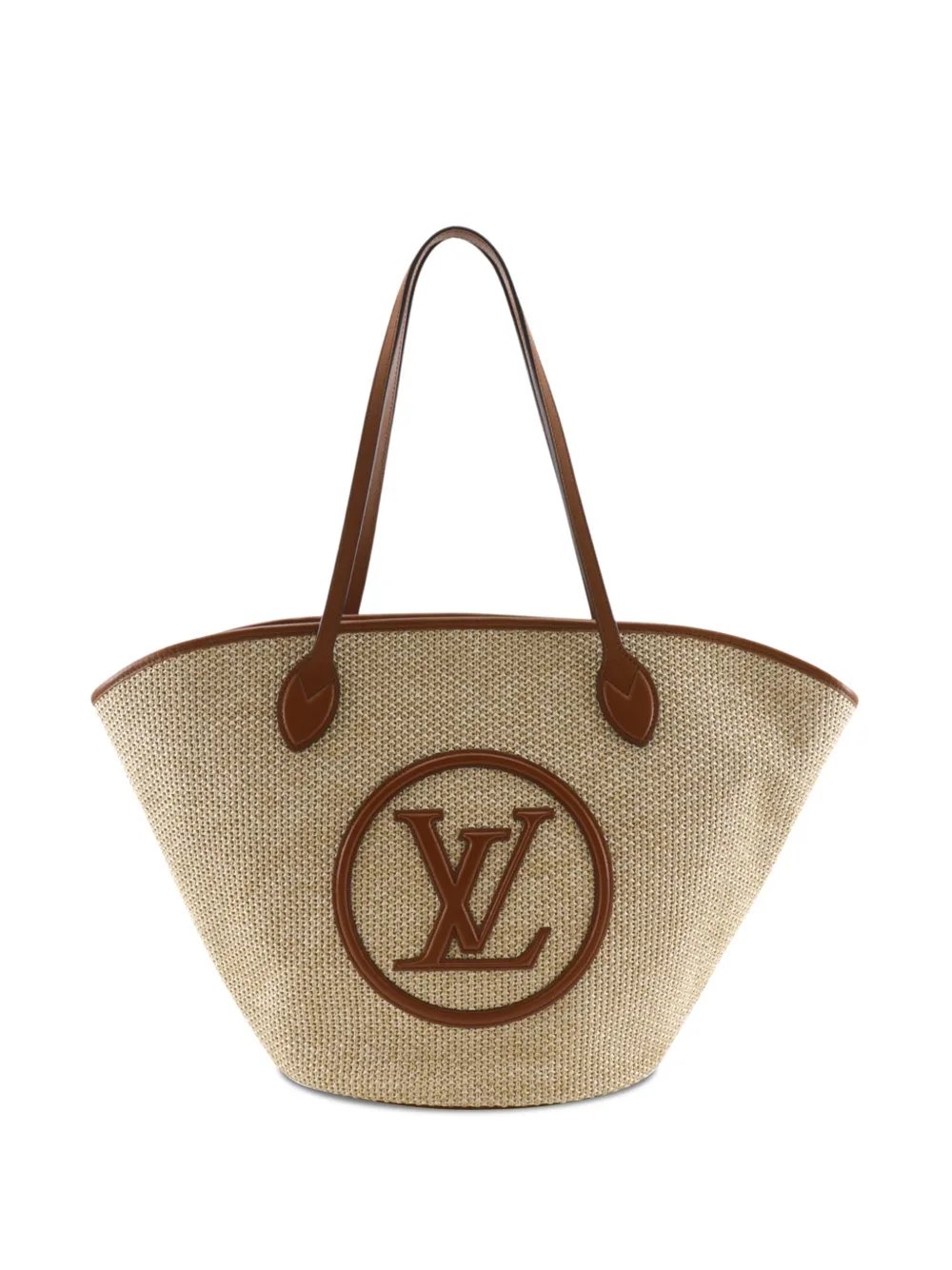2022-2023 Raffia Saint Jacques tote bag