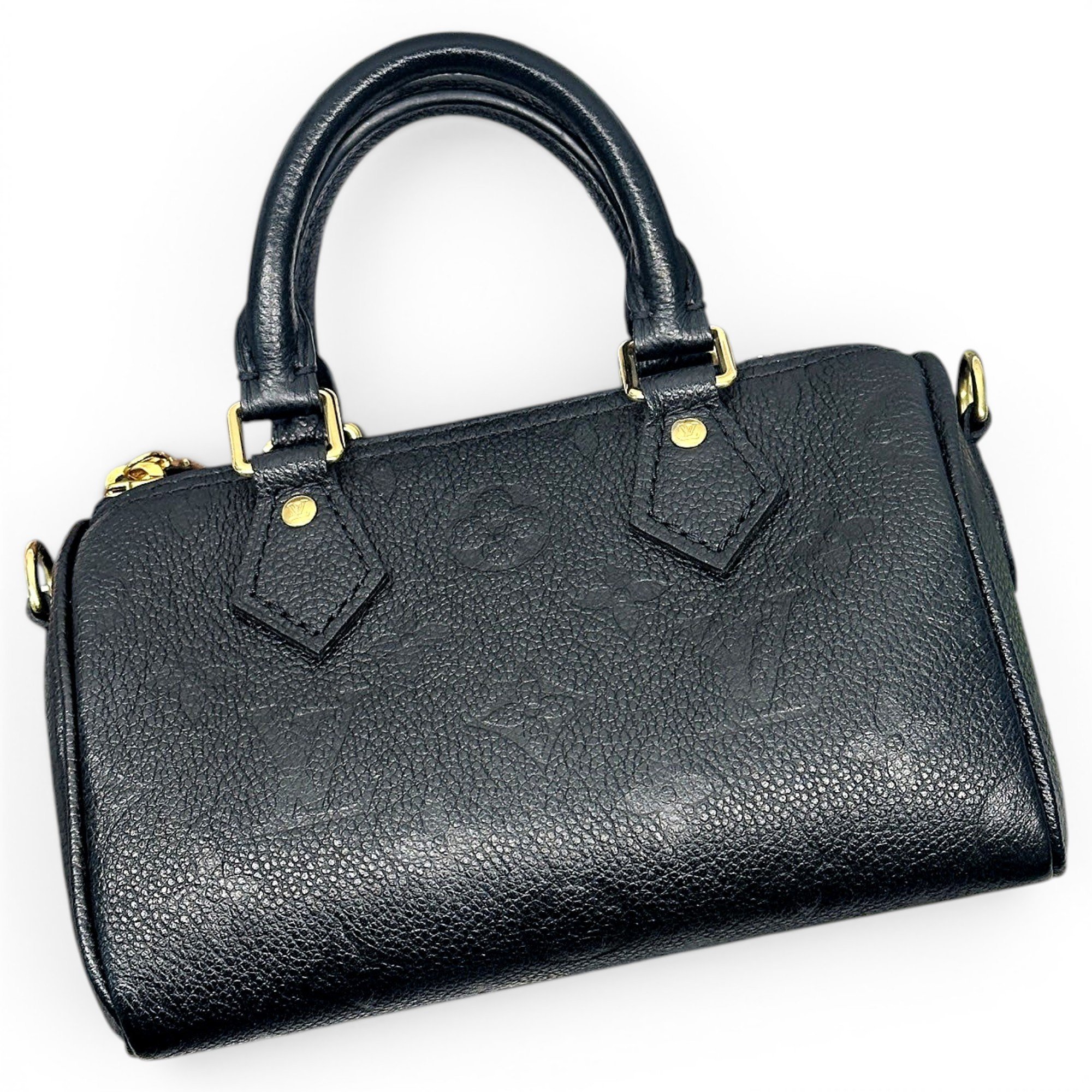 Nano Speedy / Mini HL leather handbag