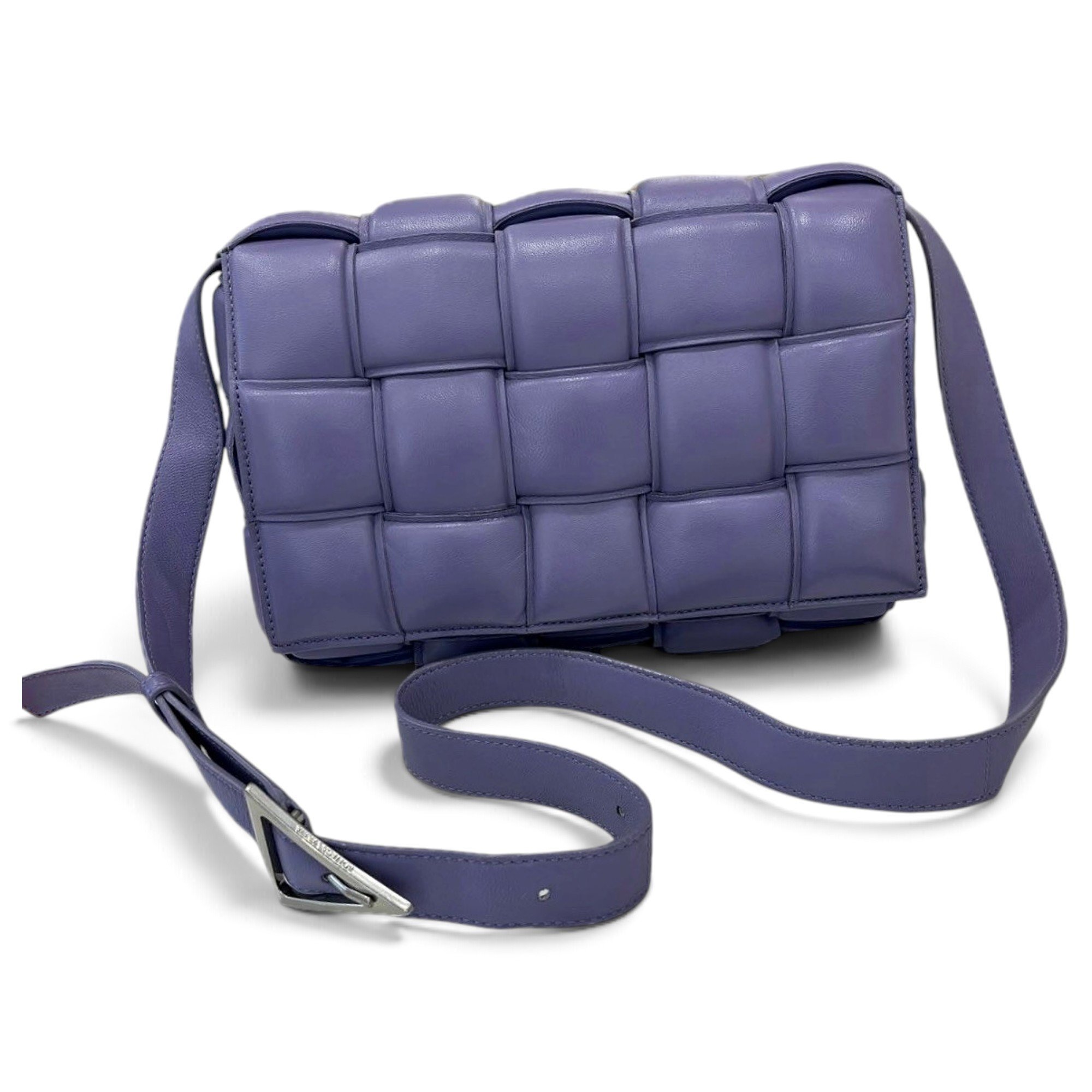 Cassette Padded leather handbag