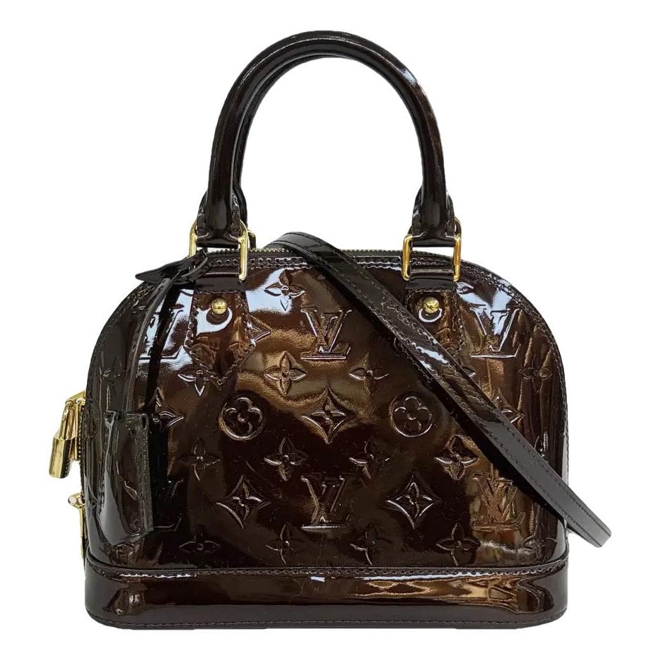 Alma BB patent leather handbag