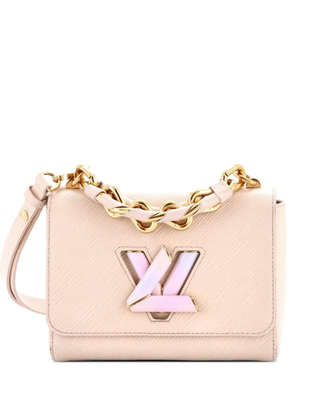 Chunky Chain Twist Bag Epi Leather MM shoulder bag