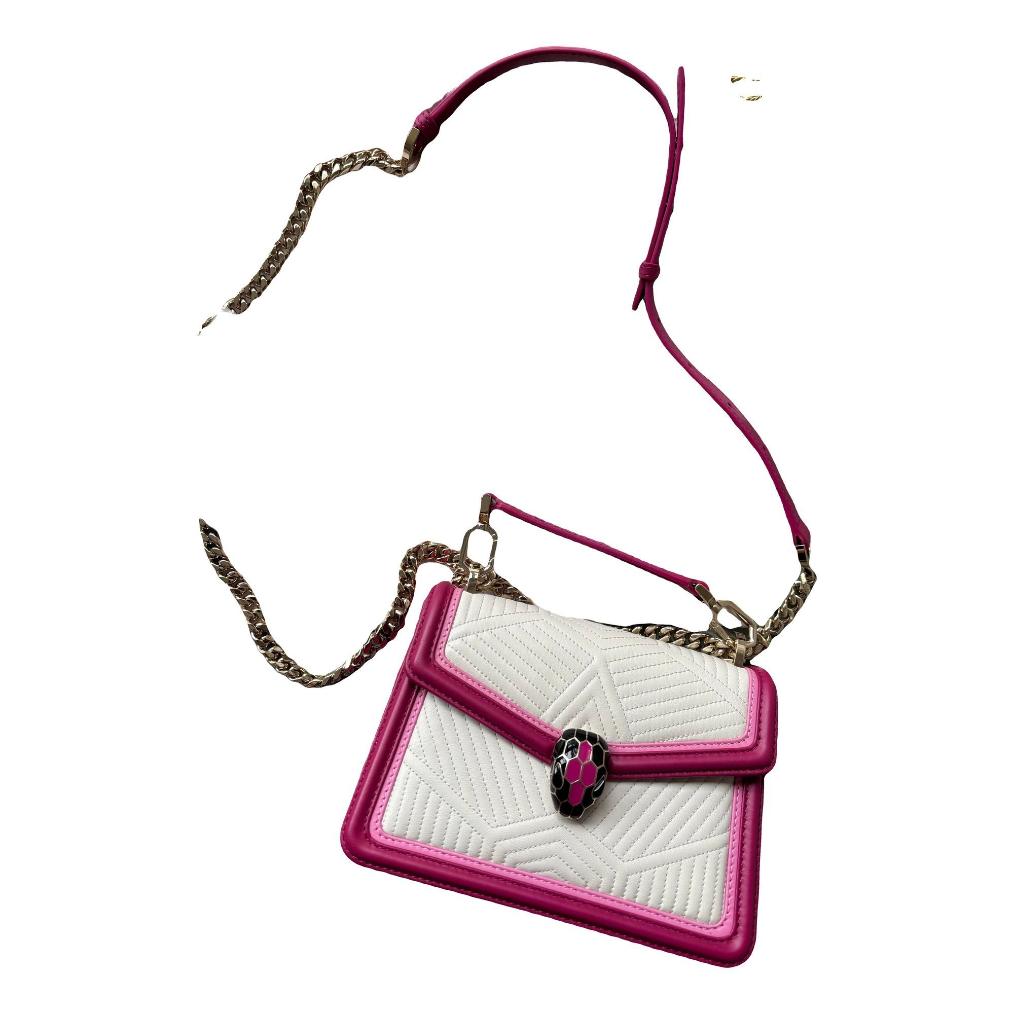 Serpenti leather handbag
