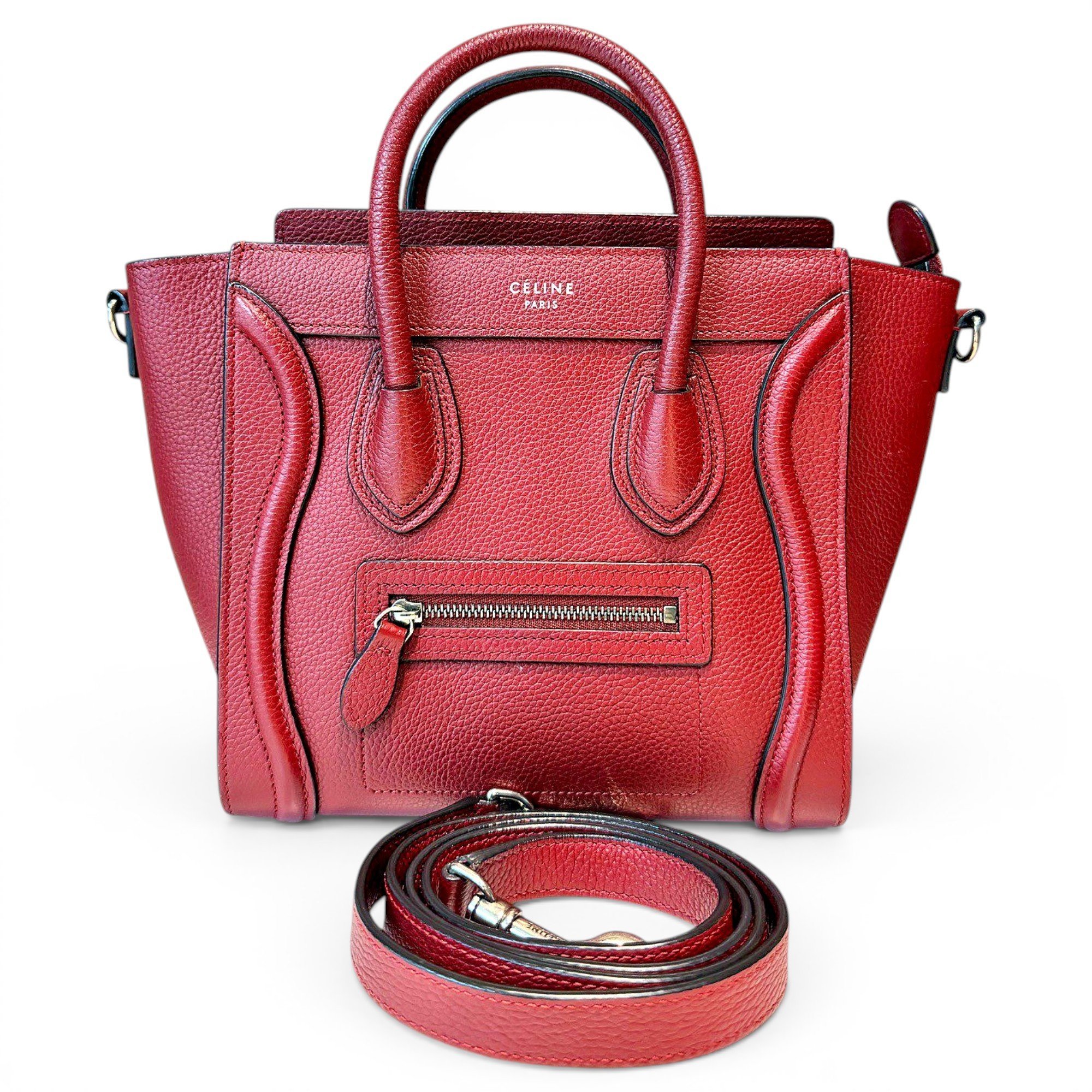 Nano Luggage leather handbag