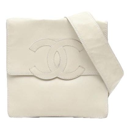 Trendy CC leather crossbody bag