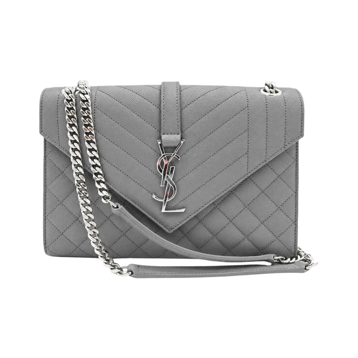 Envelope leather handbag
