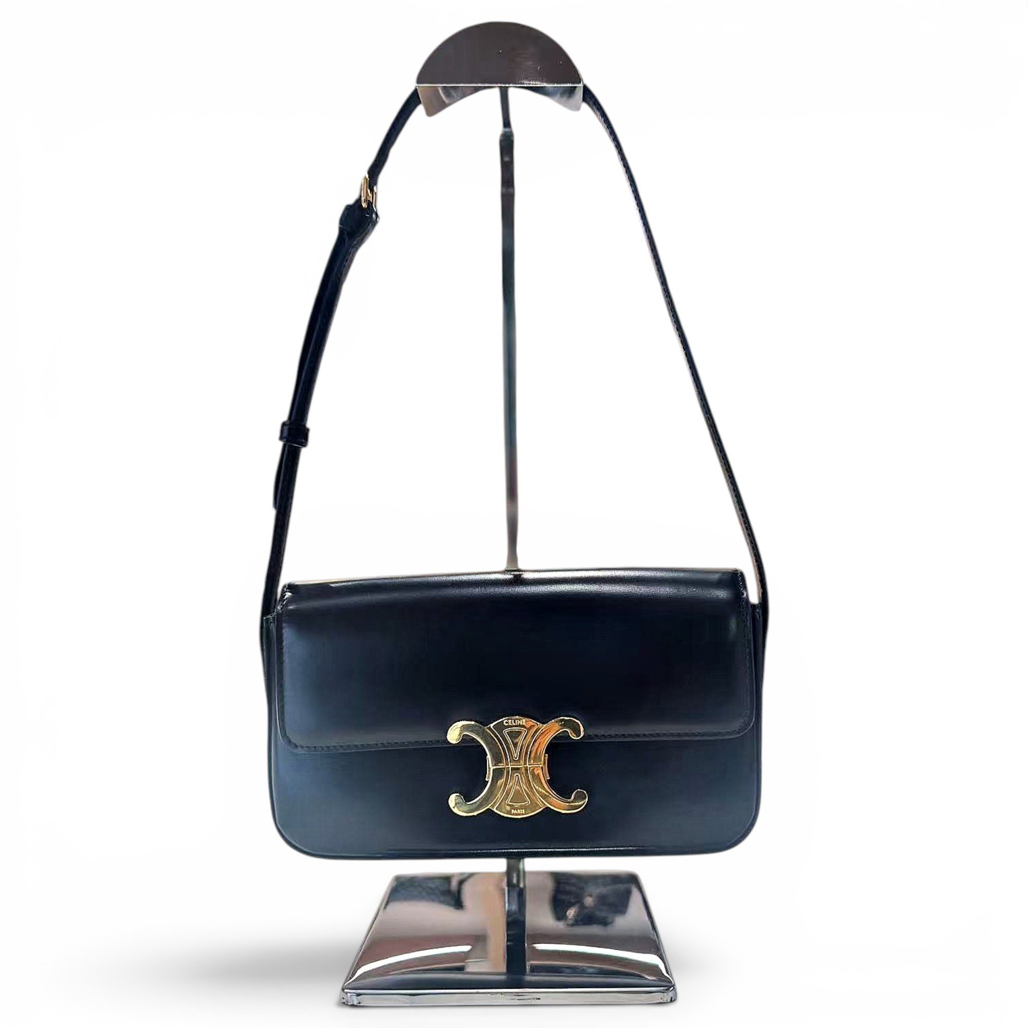 Triomphe Long leather handbag