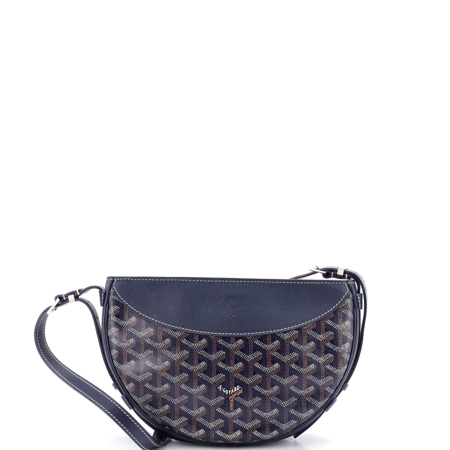 Goyard Hirondelle Shoulder Bag Coated Canvas and Leather