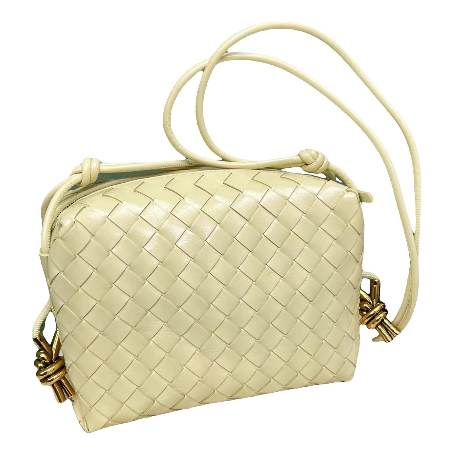 Loop leather crossbody bag