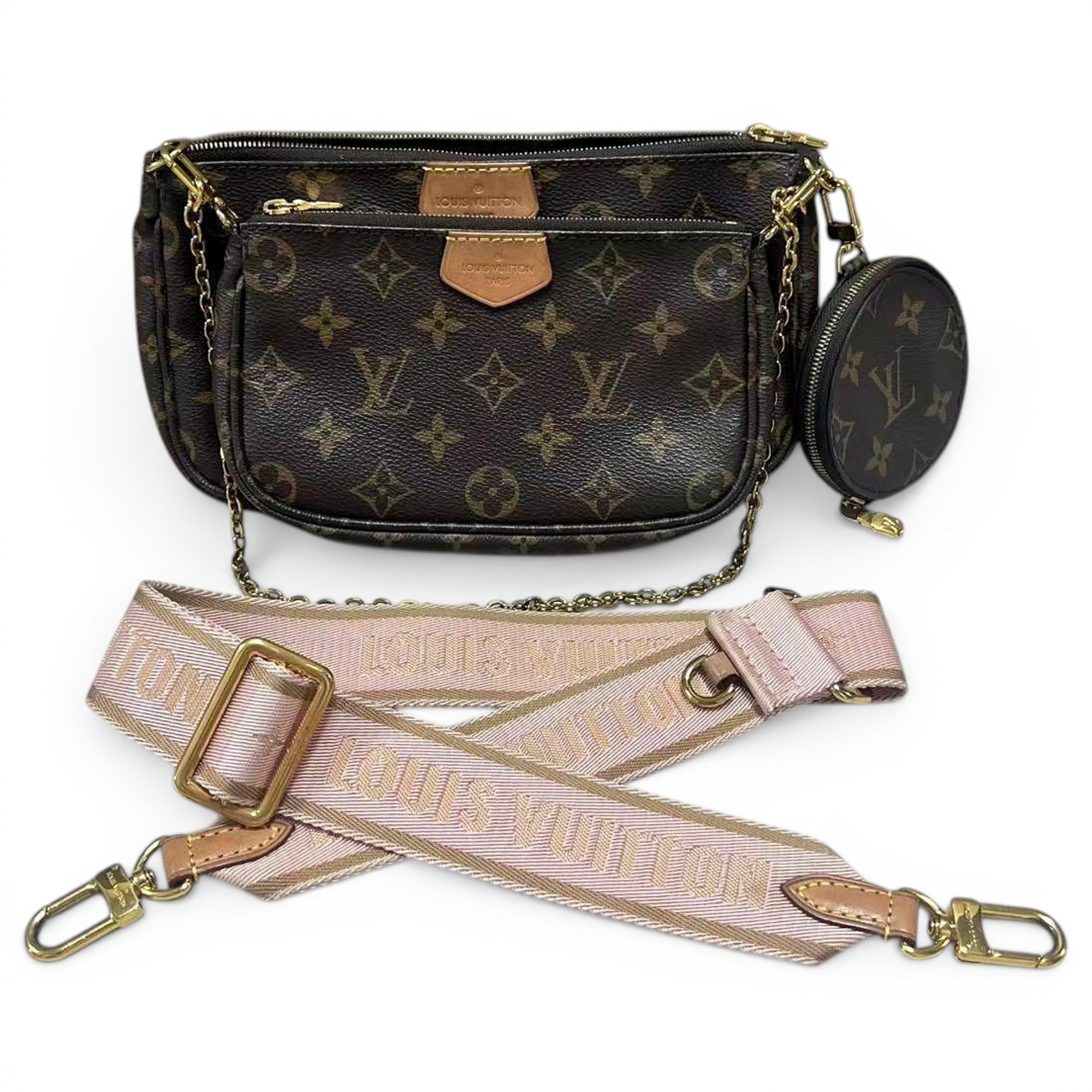 Multi Pochette Accessoires leather handbag