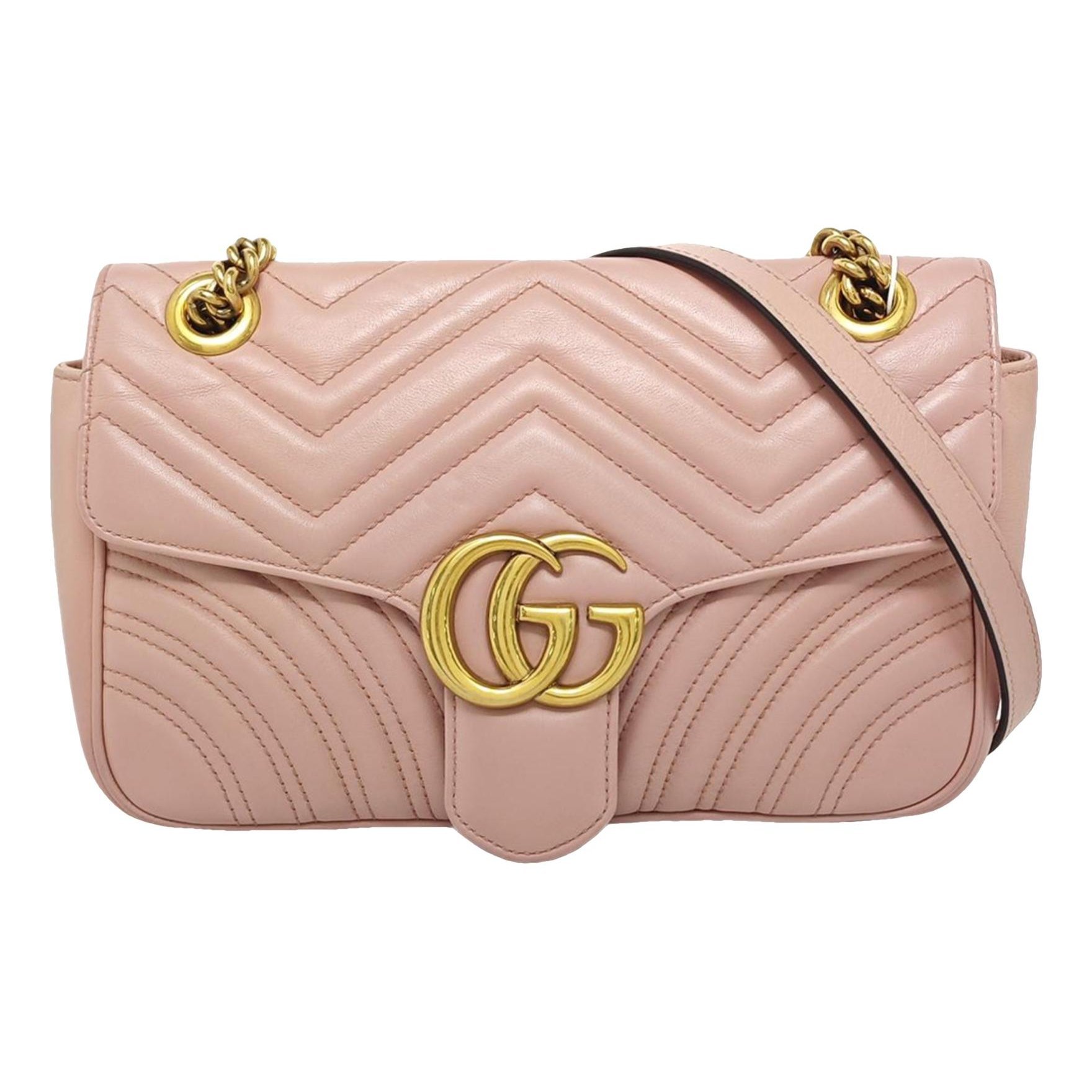 GG Marmont Flap leather crossbody bag