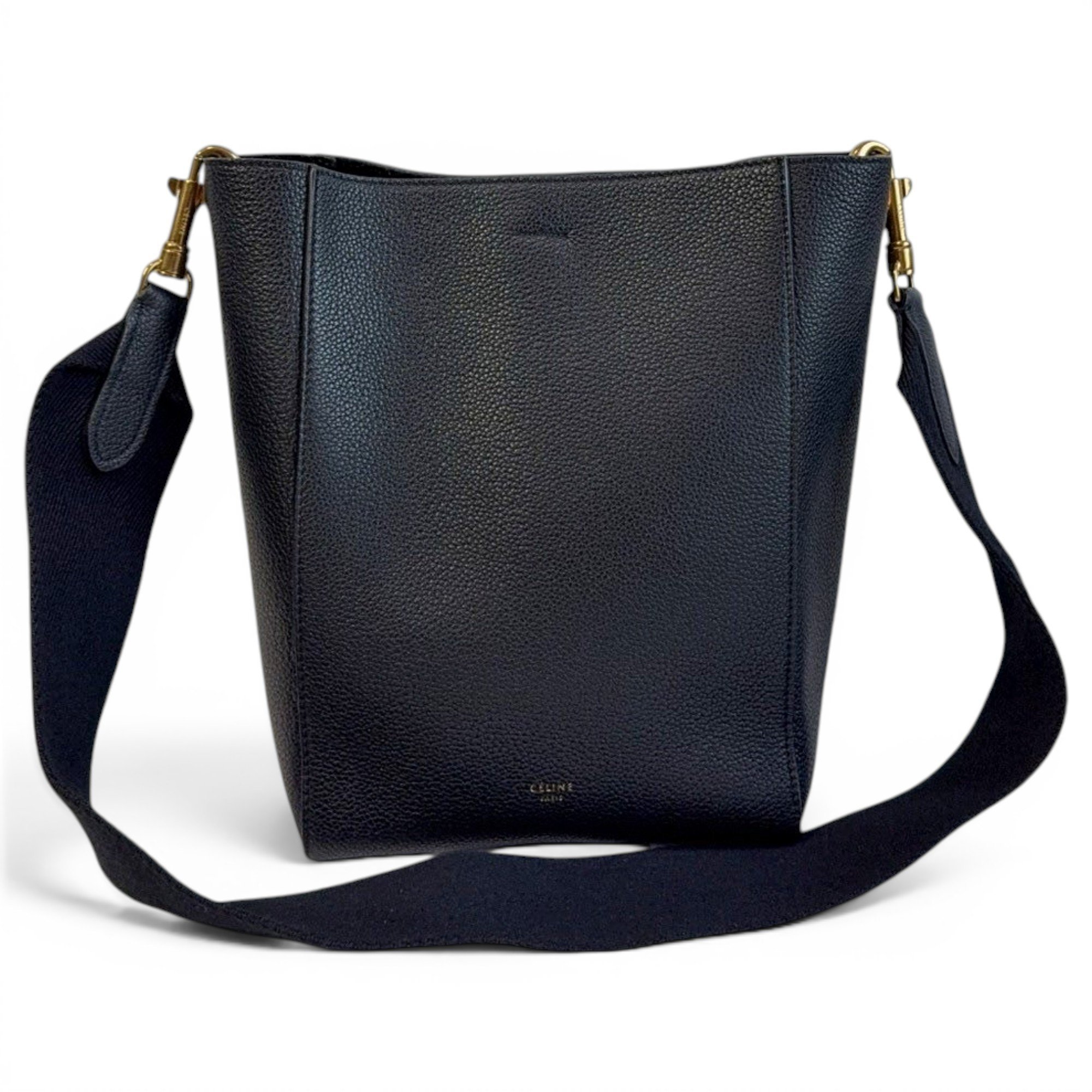 Seau Sangle leather handbag