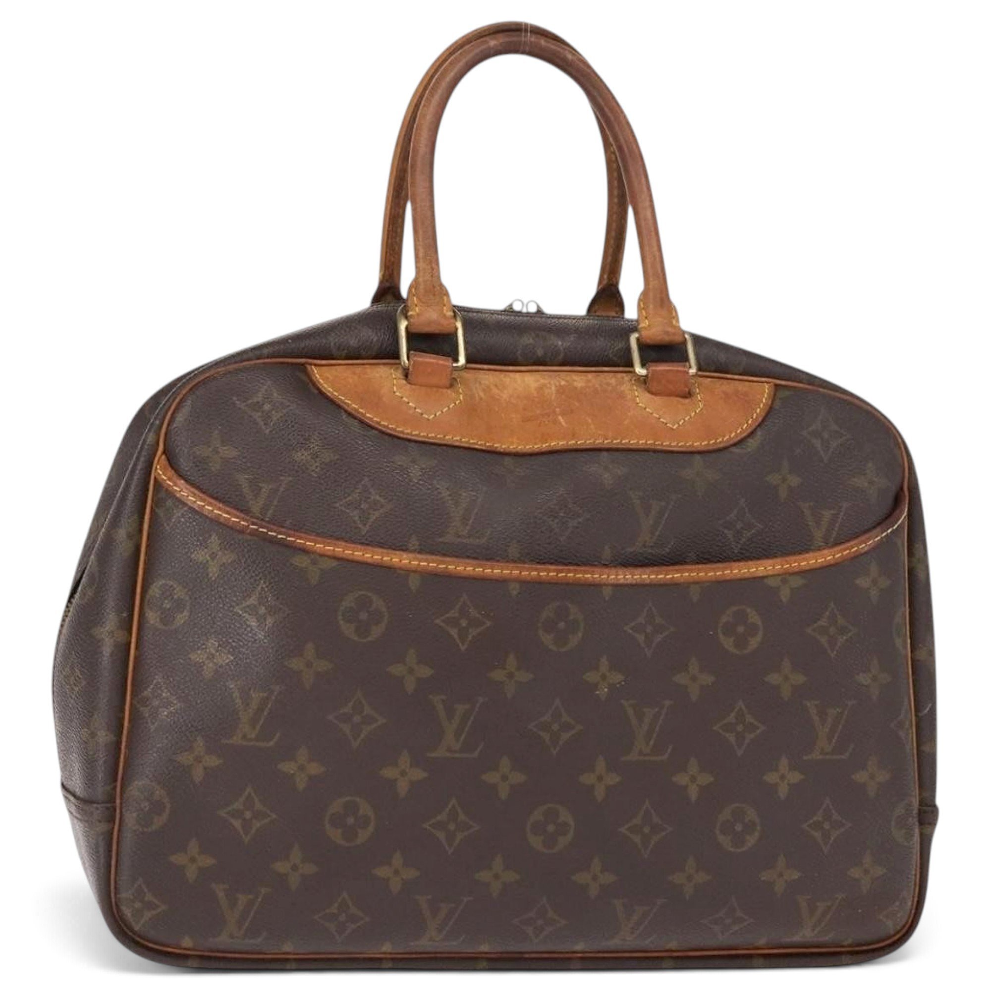 Louis Vuitton Deauville leather handbag