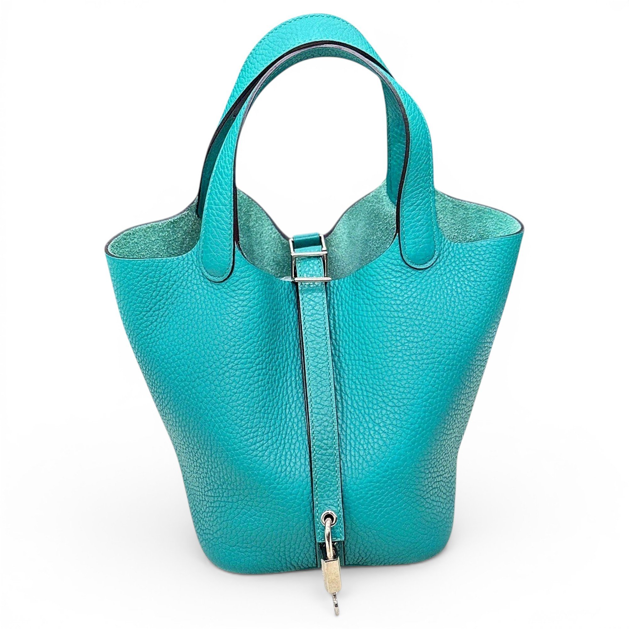 Picotin leather handbag