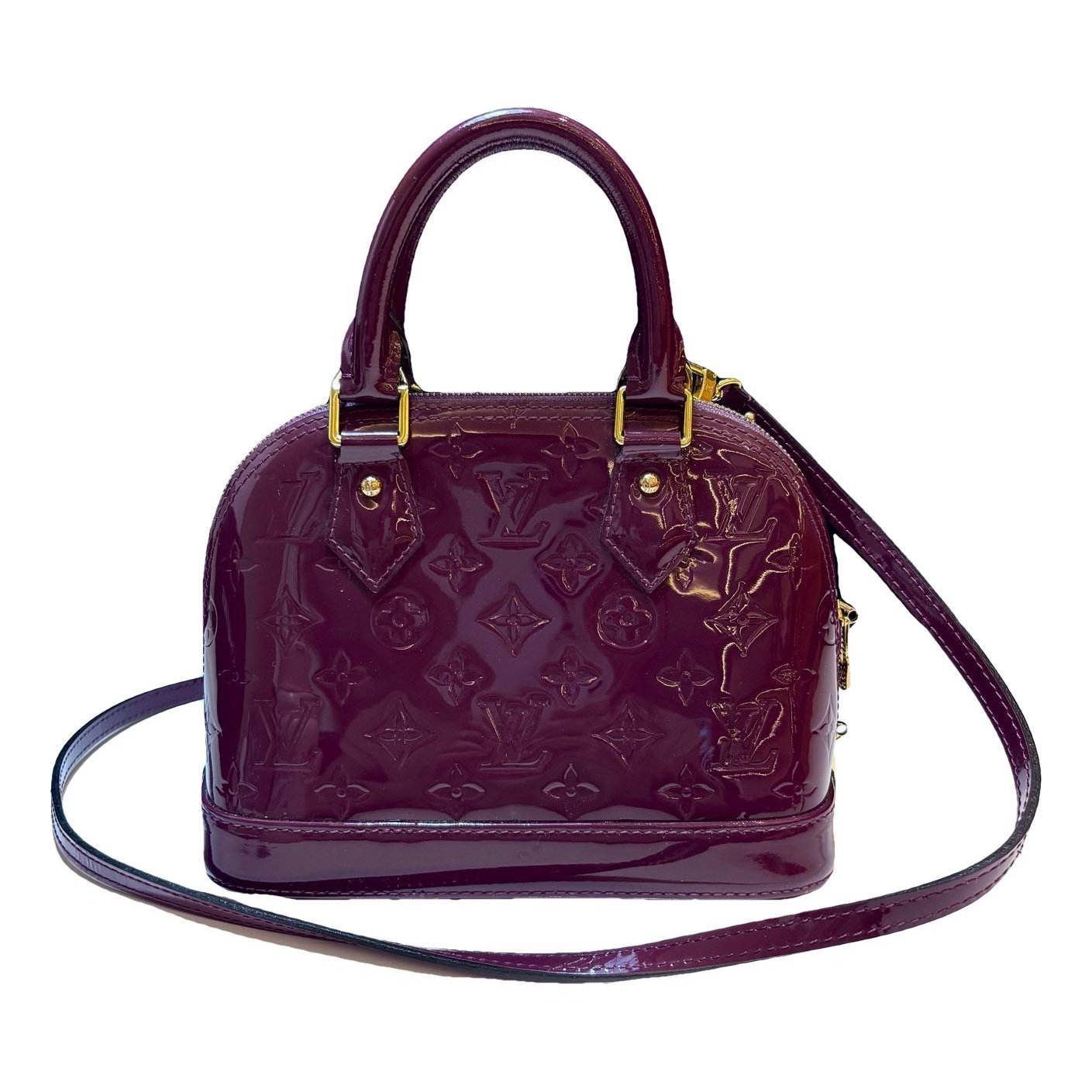 Alma BB patent leather handbag