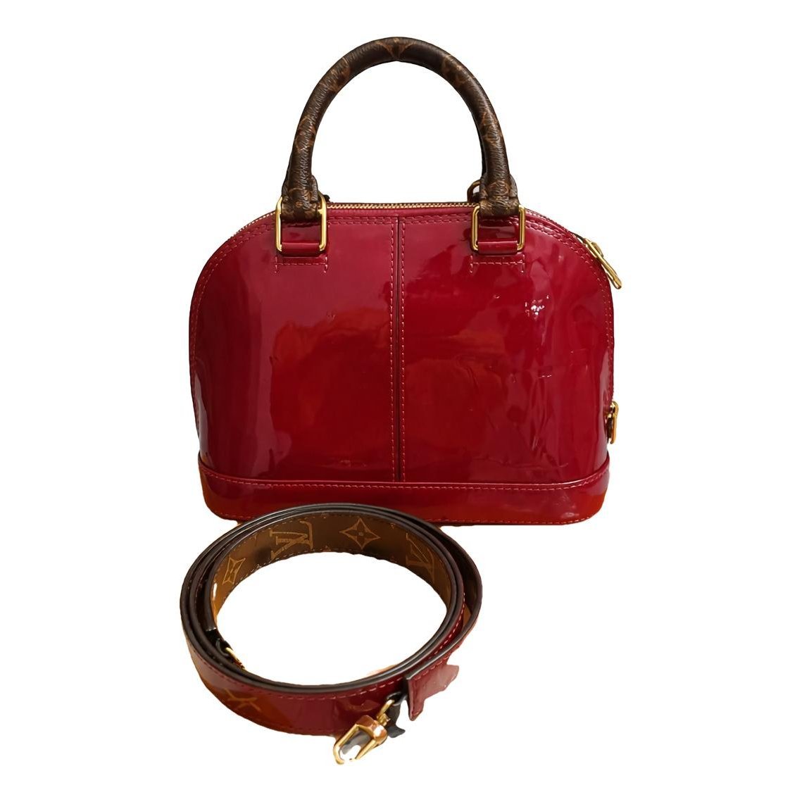 Alma BB patent leather handbag