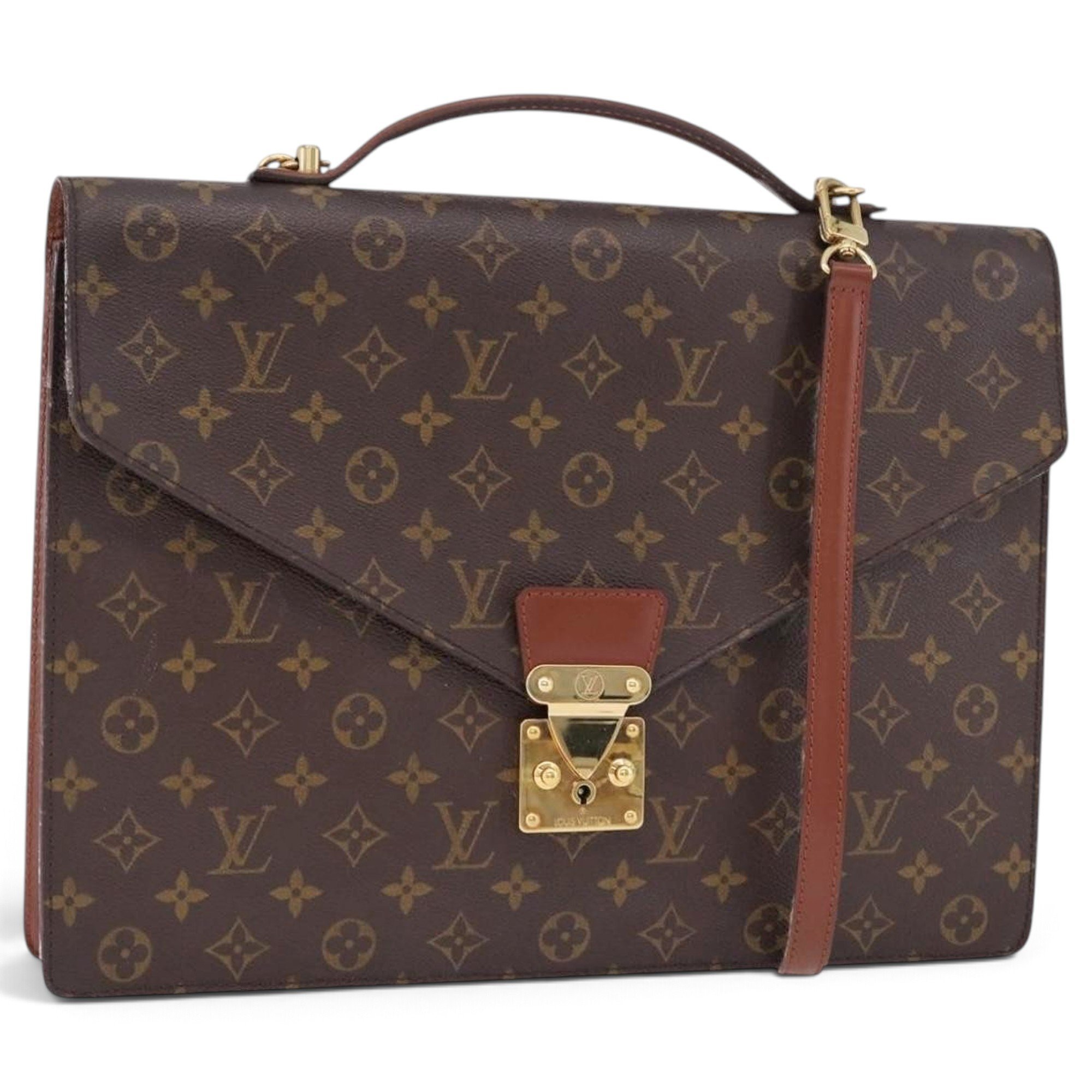 Leather travel bag