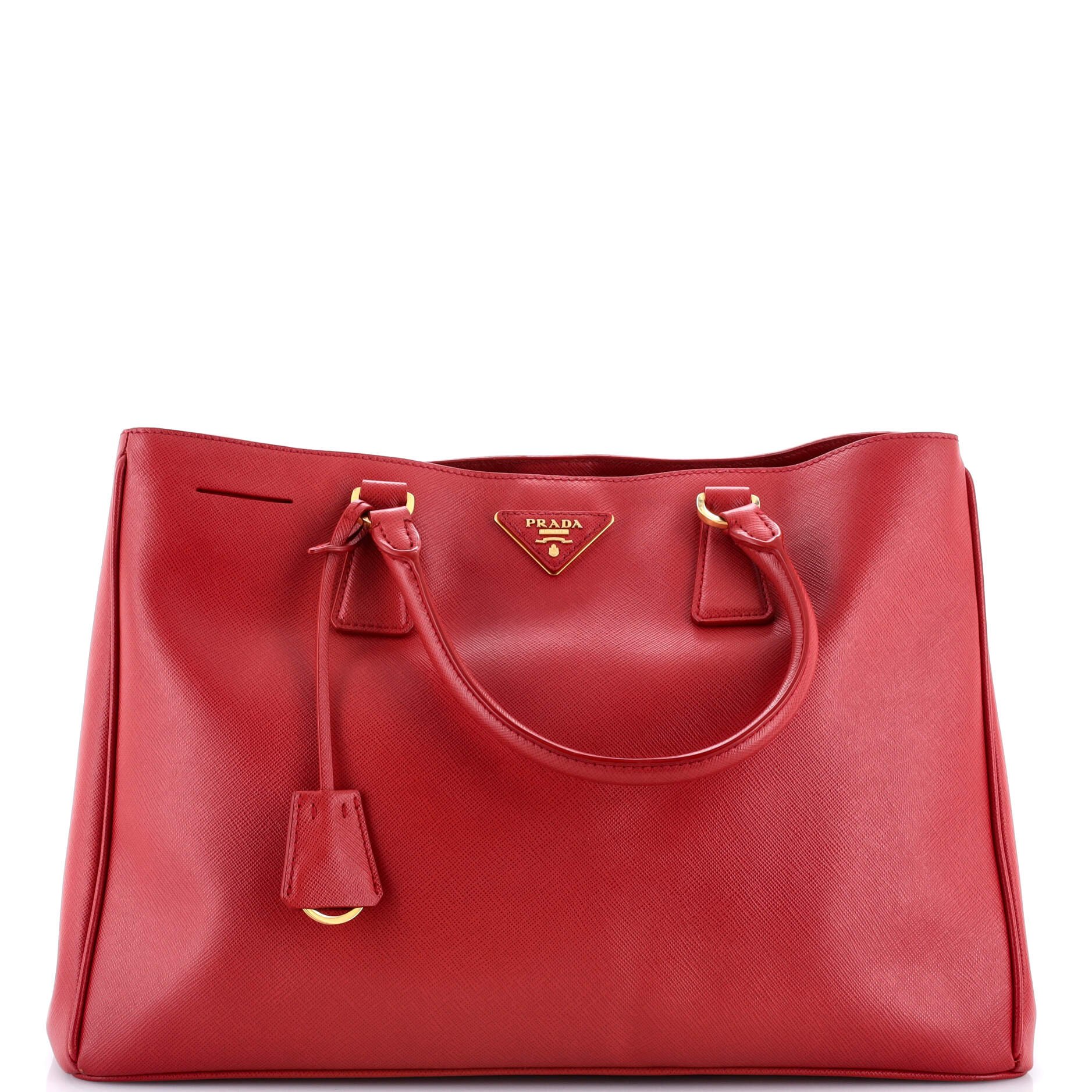 Prada Lux Open Tote Saffiano Leather North South