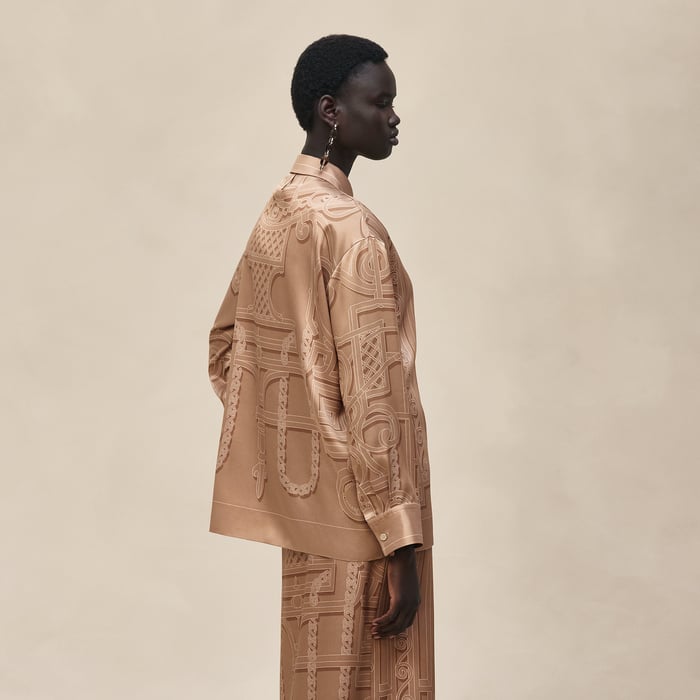 Beige Zénith "l'Enseigne Du Sellier" Shirt