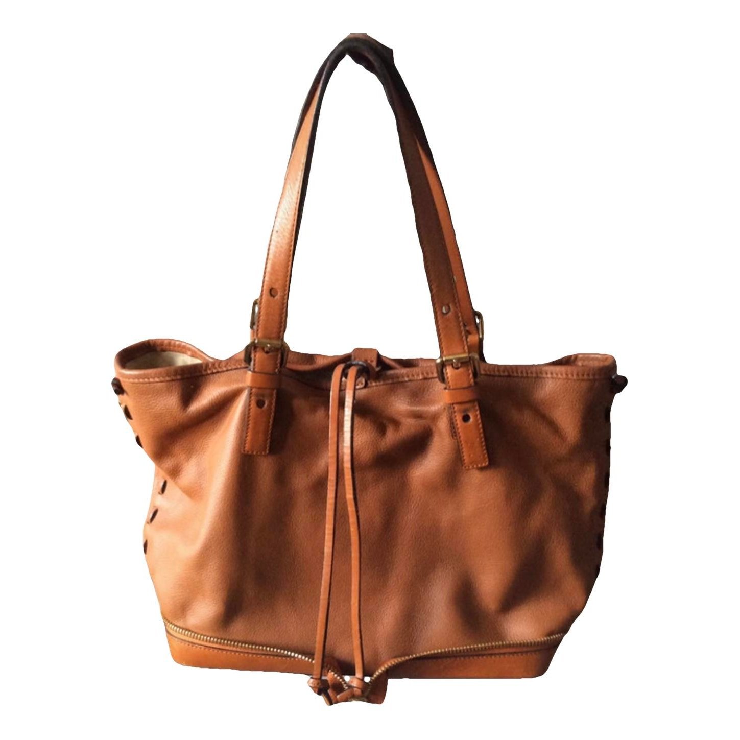Leather tote