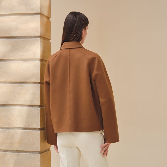 Marron Caramel Cashmere Jacket